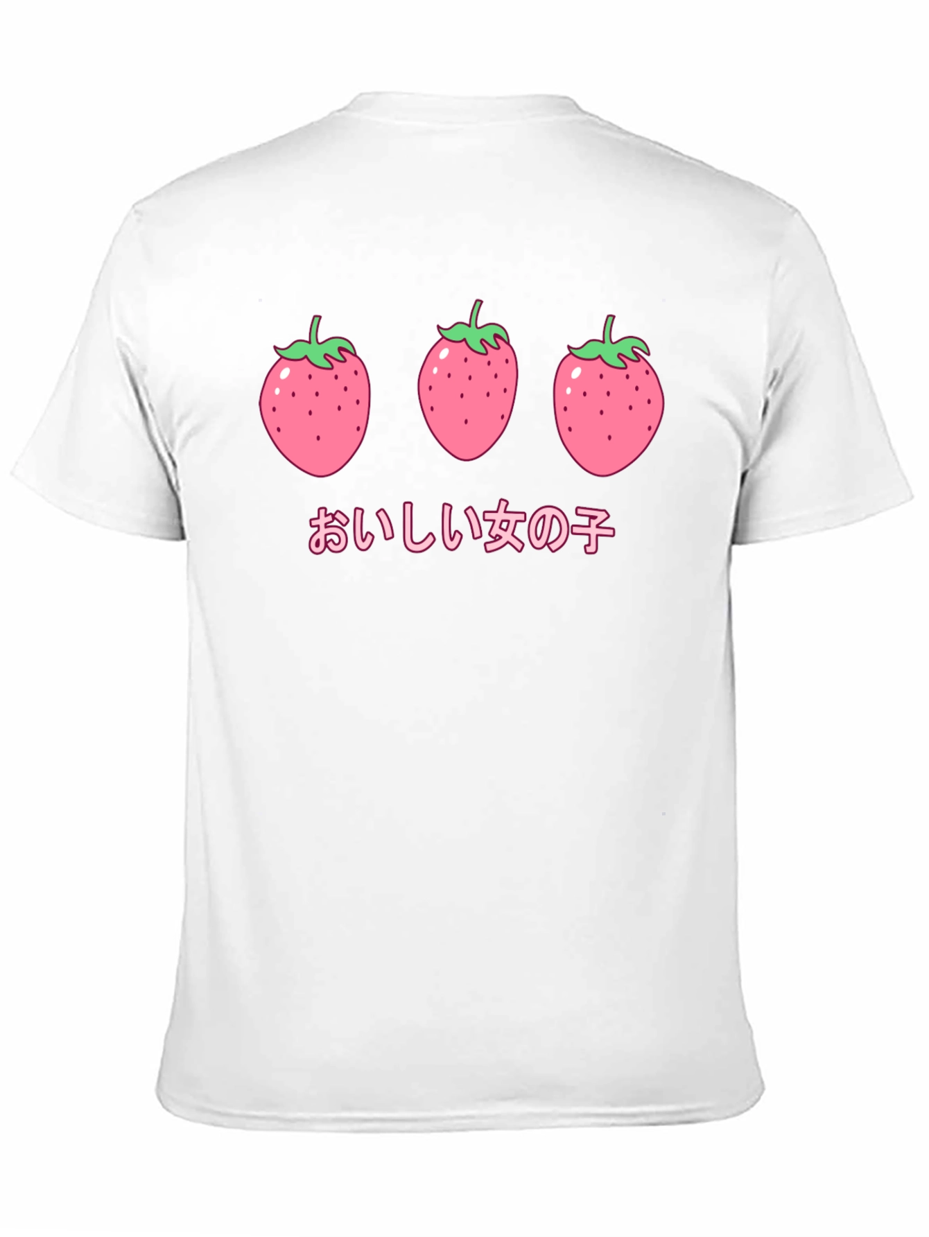 Strawberry Kawaii T-Shirt - Cute Graphic Tee