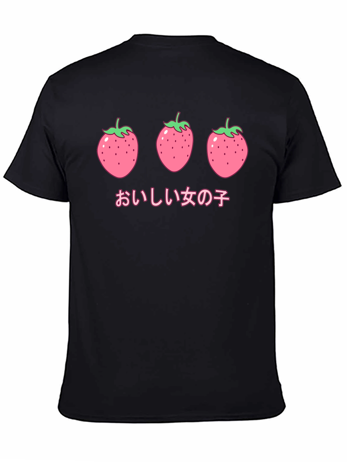 Strawberry Kawaii T-Shirt - Cute Graphic Tee