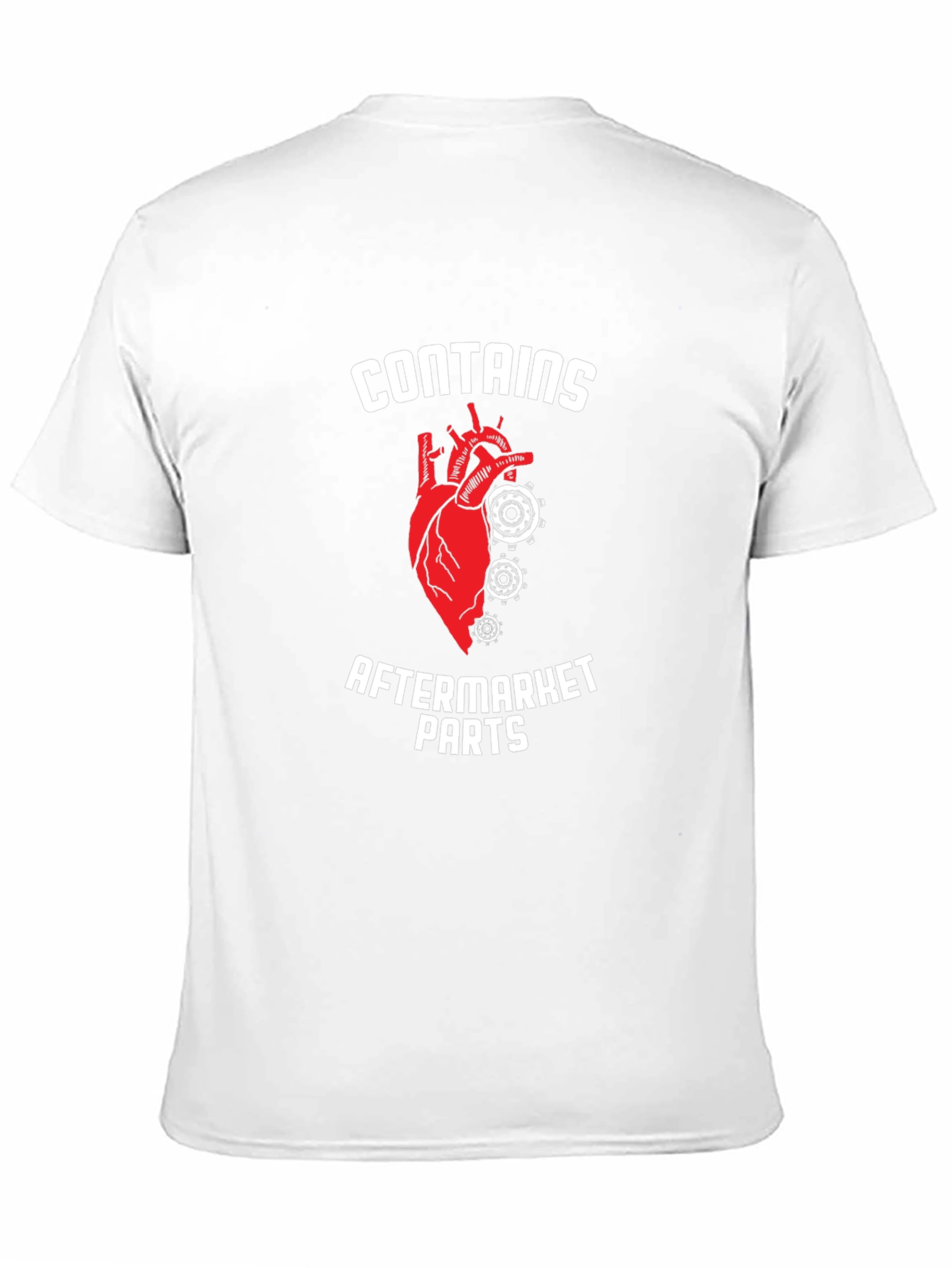 Contains Aftermarket Parts T-Shirt Funny Mechanic Tee