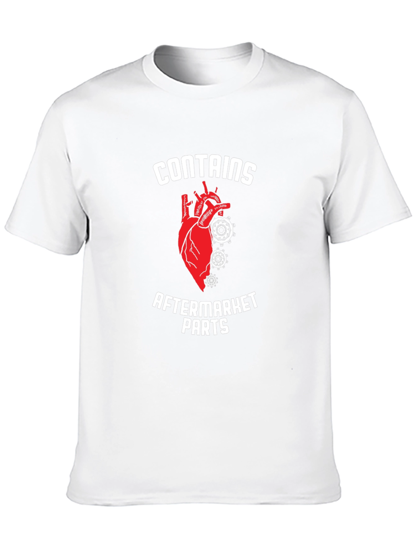 Contains Aftermarket Parts T-Shirt Funny Mechanic Tee