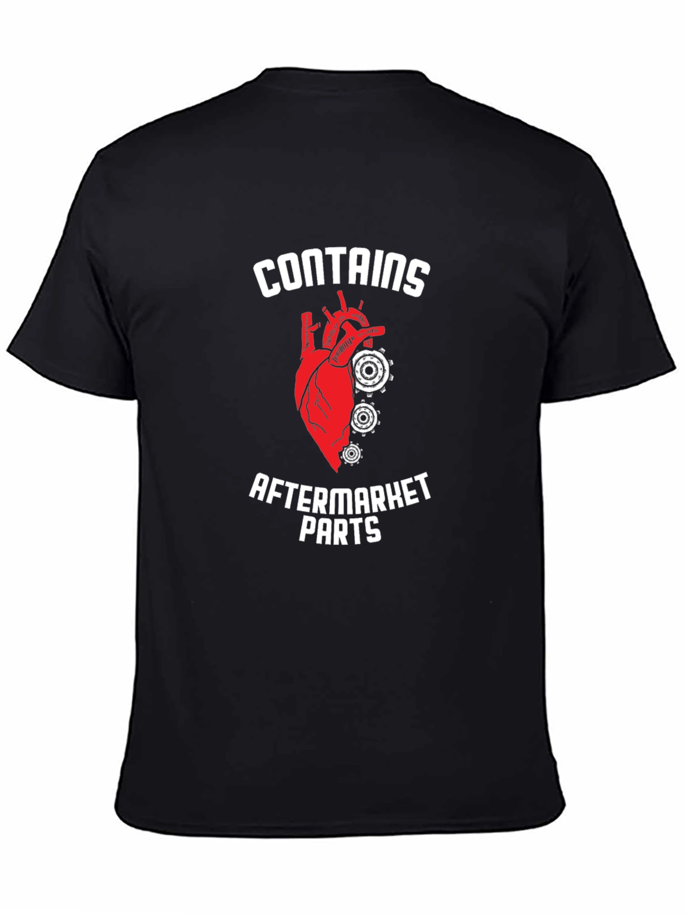 Contains Aftermarket Parts T-Shirt Funny Mechanic Tee