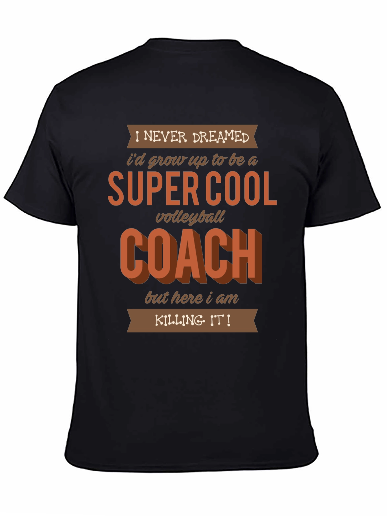 Super Cool Volleyball Coach Graphic T-Shirt