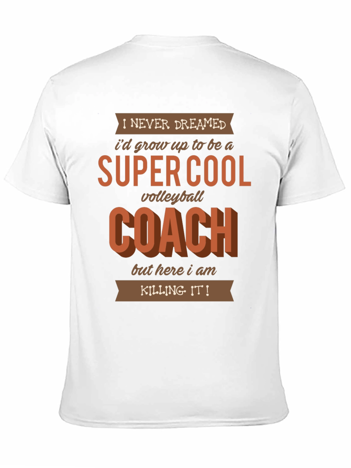 Super Cool Volleyball Coach Graphic T-Shirt