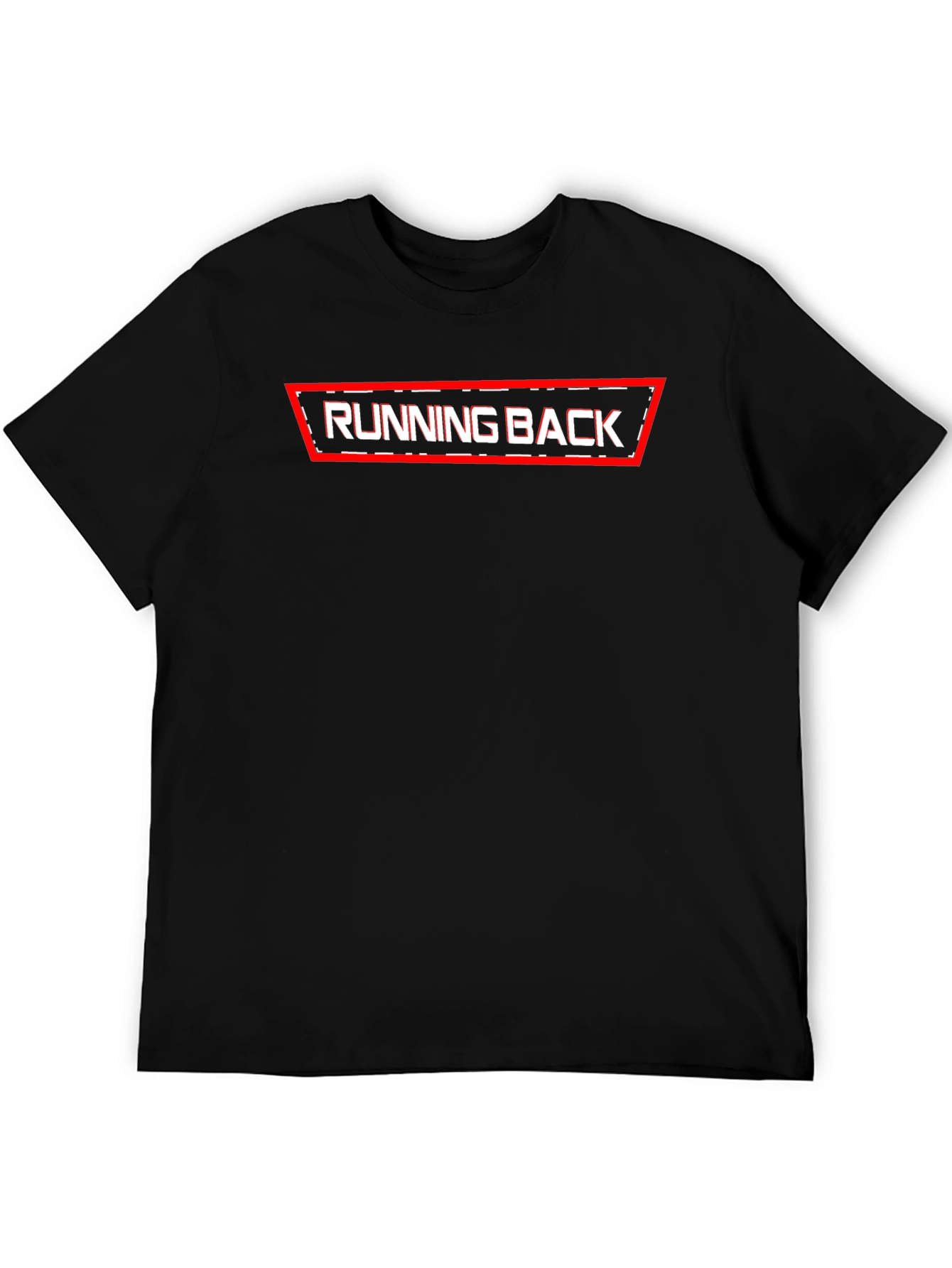 Running Back Graphic T-Shirt - Black