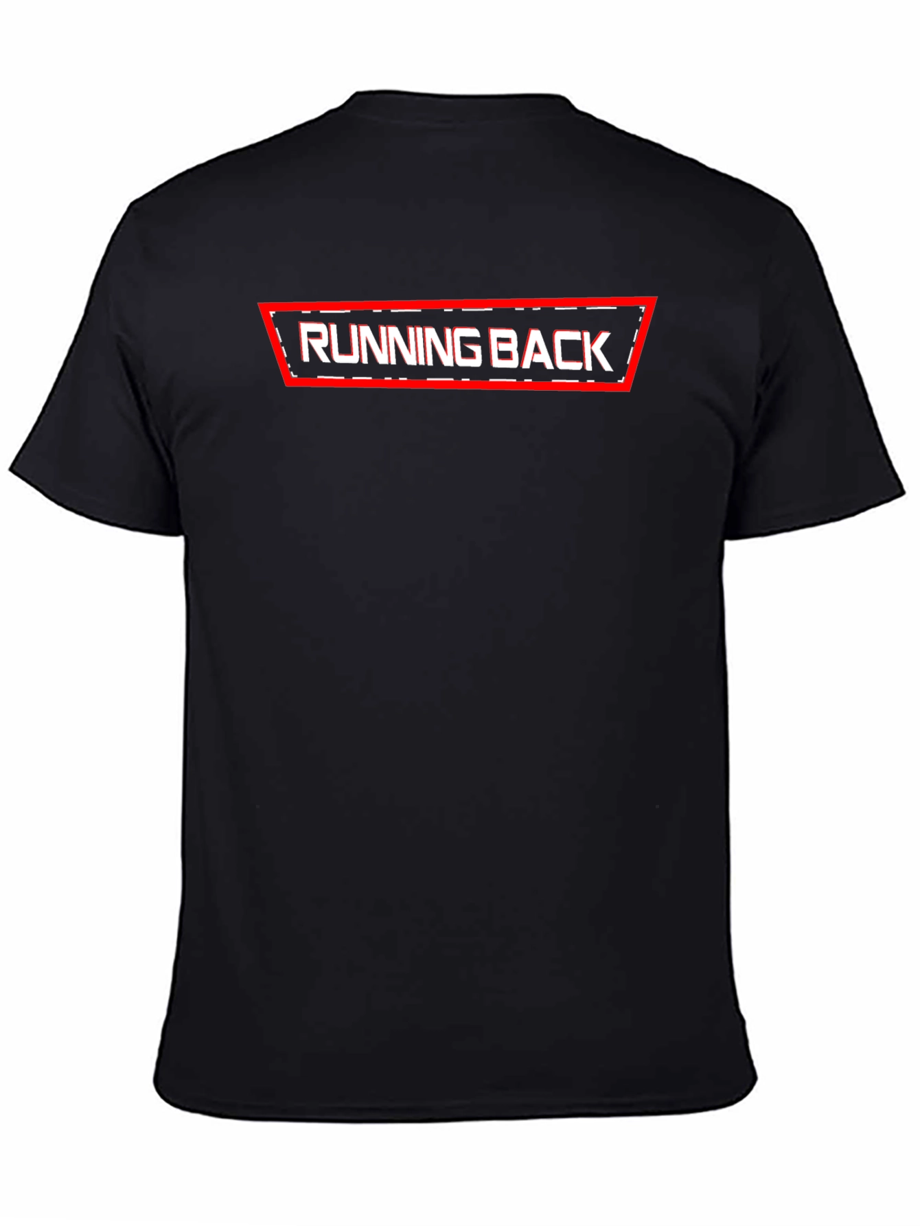 Running Back Graphic T-Shirt - Black