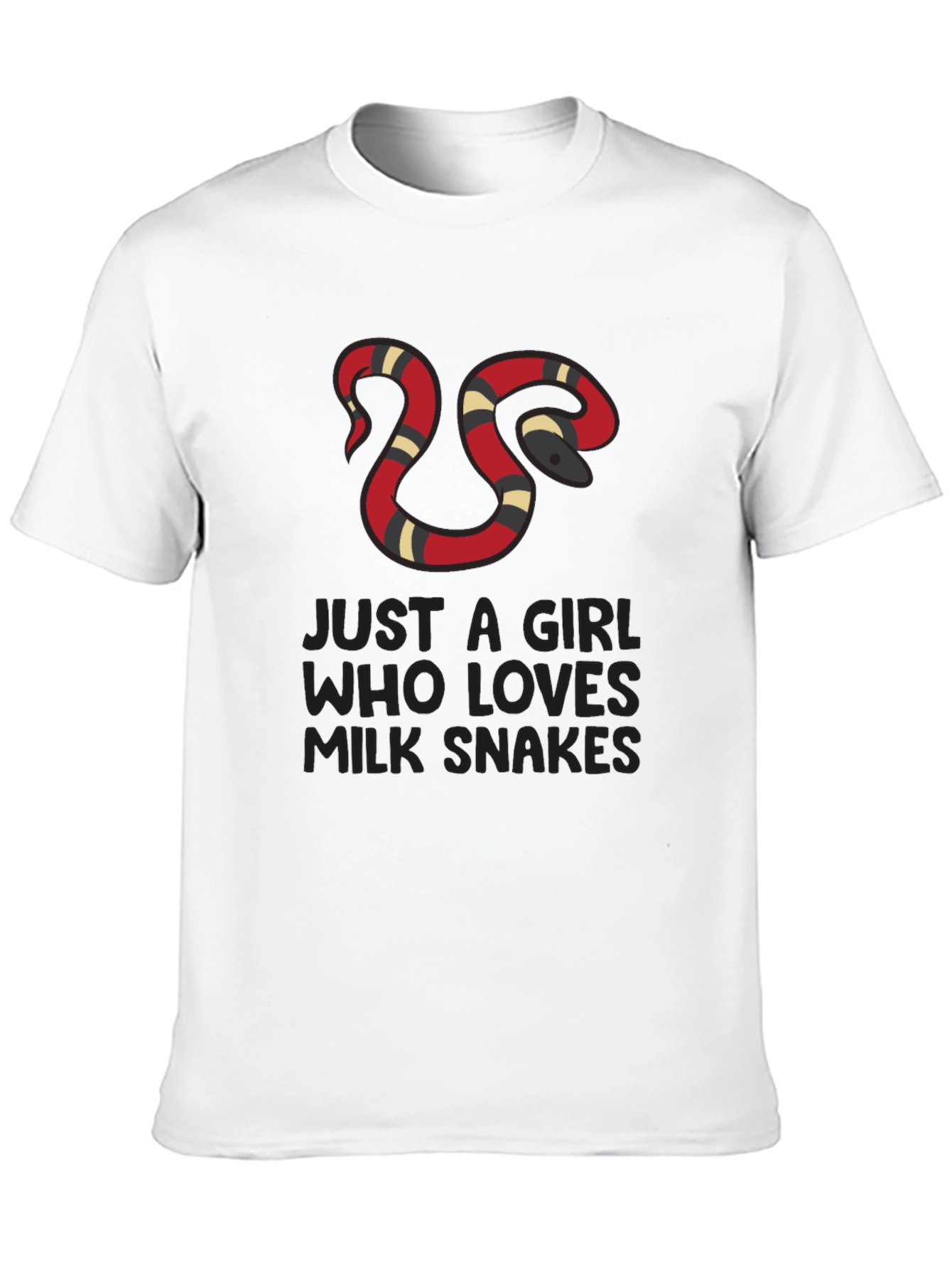 Girl Who Loves Milk Snakes T-Shirt