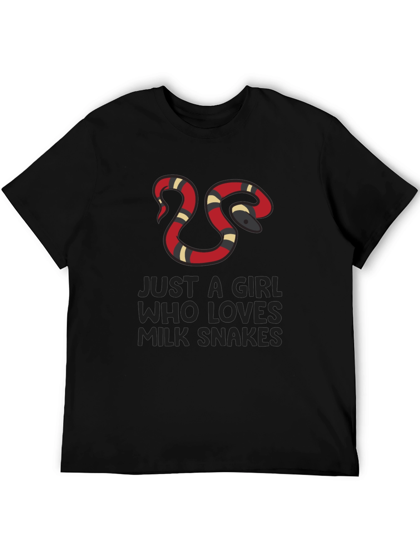 Girl Who Loves Milk Snakes T-Shirt