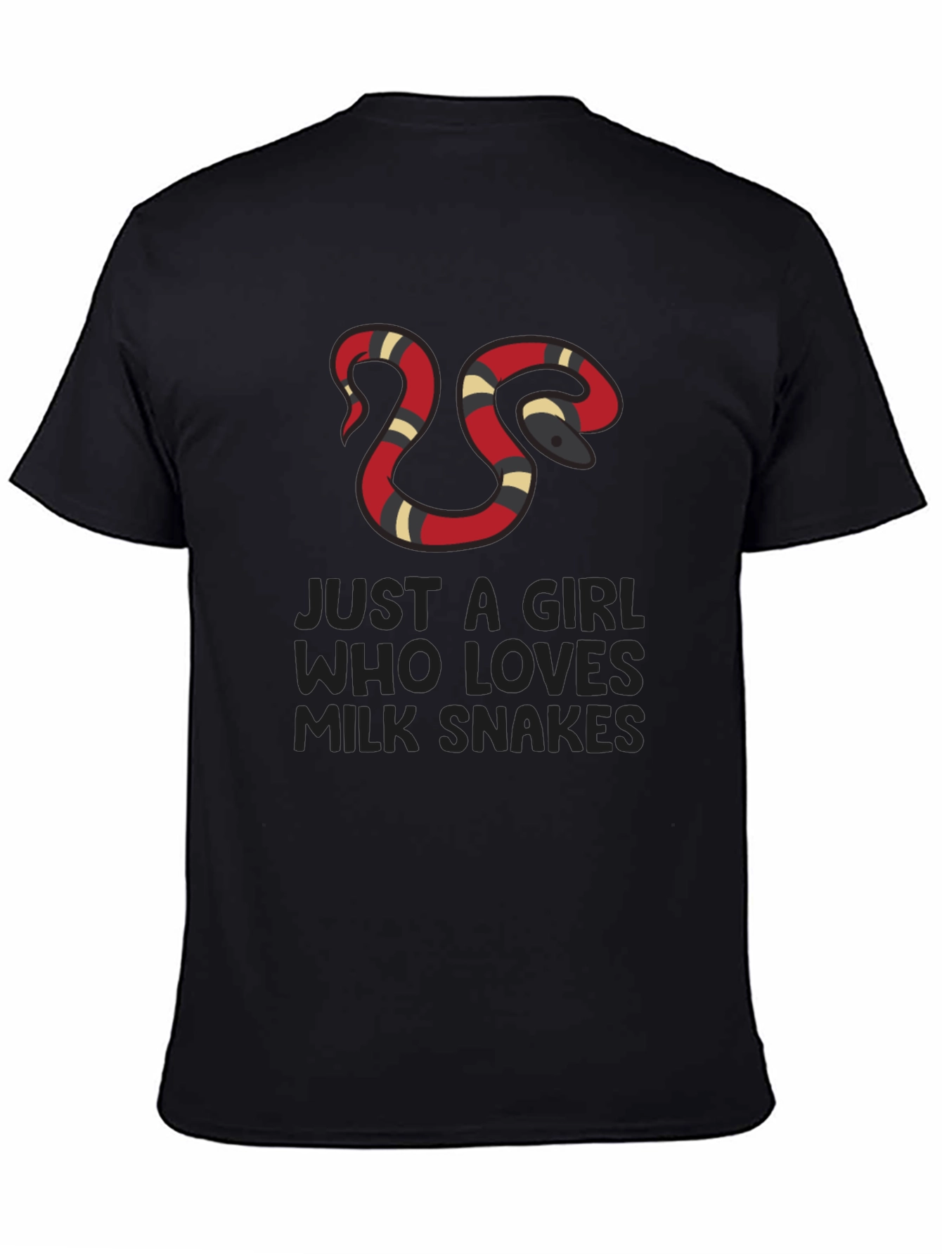 Girl Who Loves Milk Snakes T-Shirt