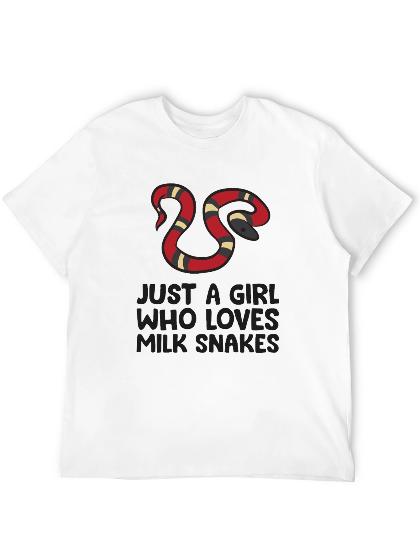 Girl Who Loves Milk Snakes T-Shirt