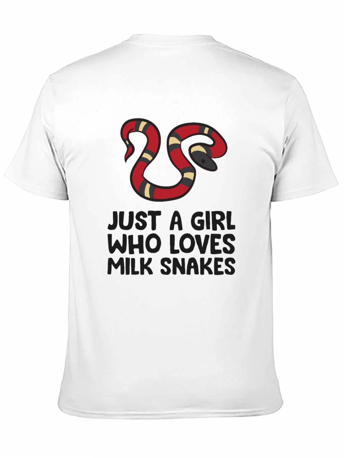 Girl Who Loves Milk Snakes T-Shirt