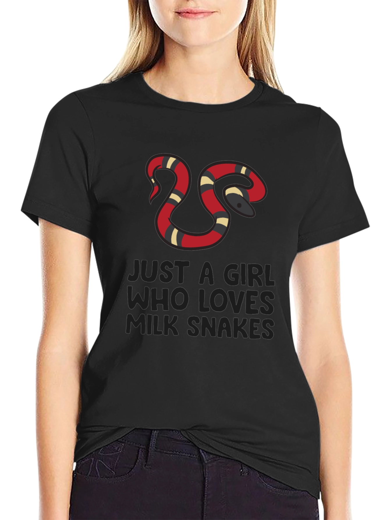 Girl Who Loves Milk Snakes T-Shirt