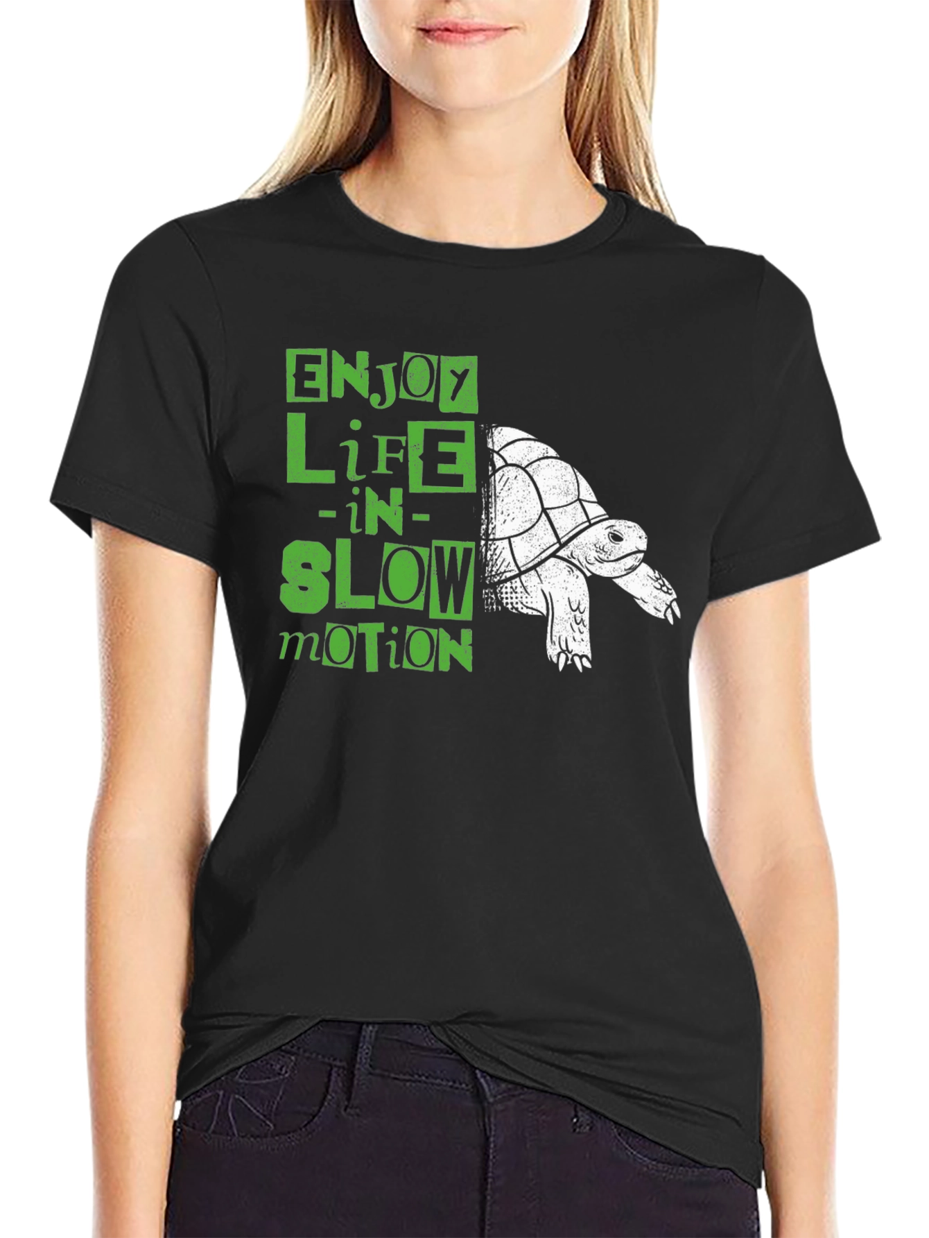 Enjoy Life in Slow Motion Turtle T-Shirt