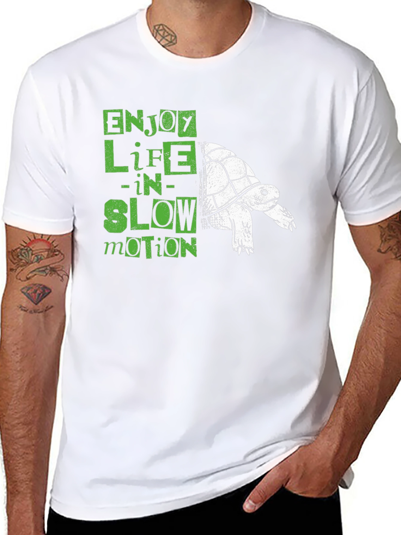 Enjoy Life in Slow Motion Turtle T-Shirt