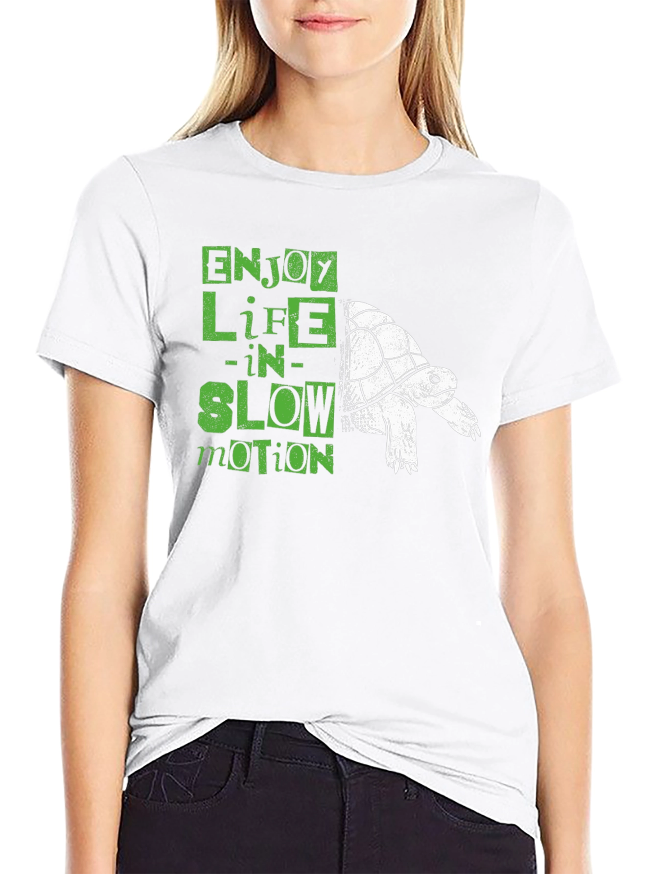 Enjoy Life in Slow Motion Turtle T-Shirt