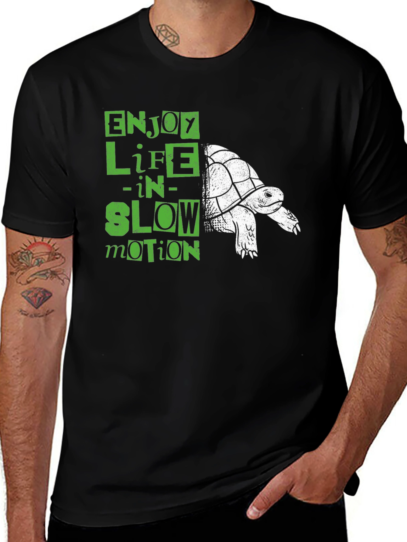 Enjoy Life in Slow Motion Turtle T-Shirt
