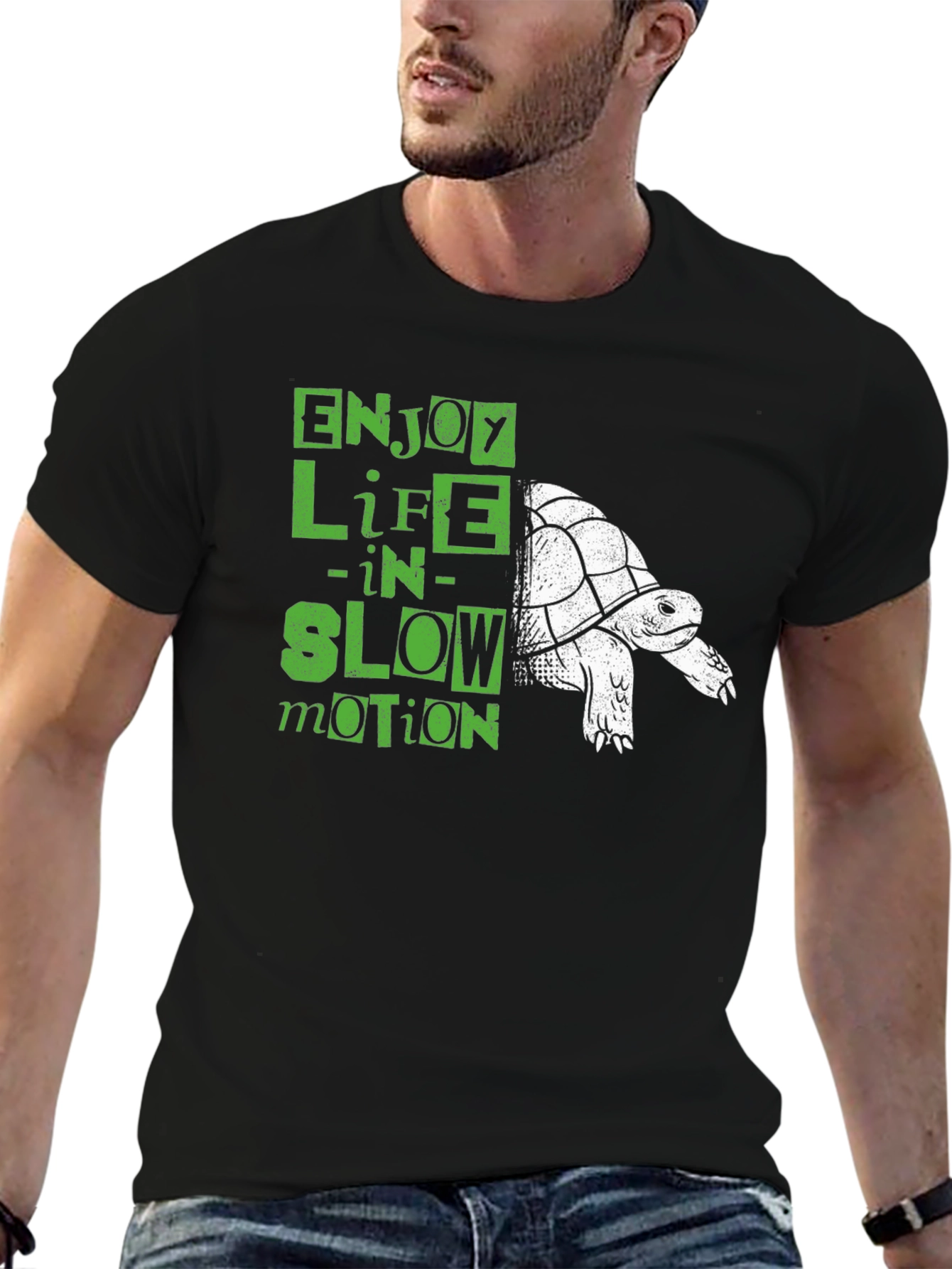 Enjoy Life in Slow Motion Turtle T-Shirt