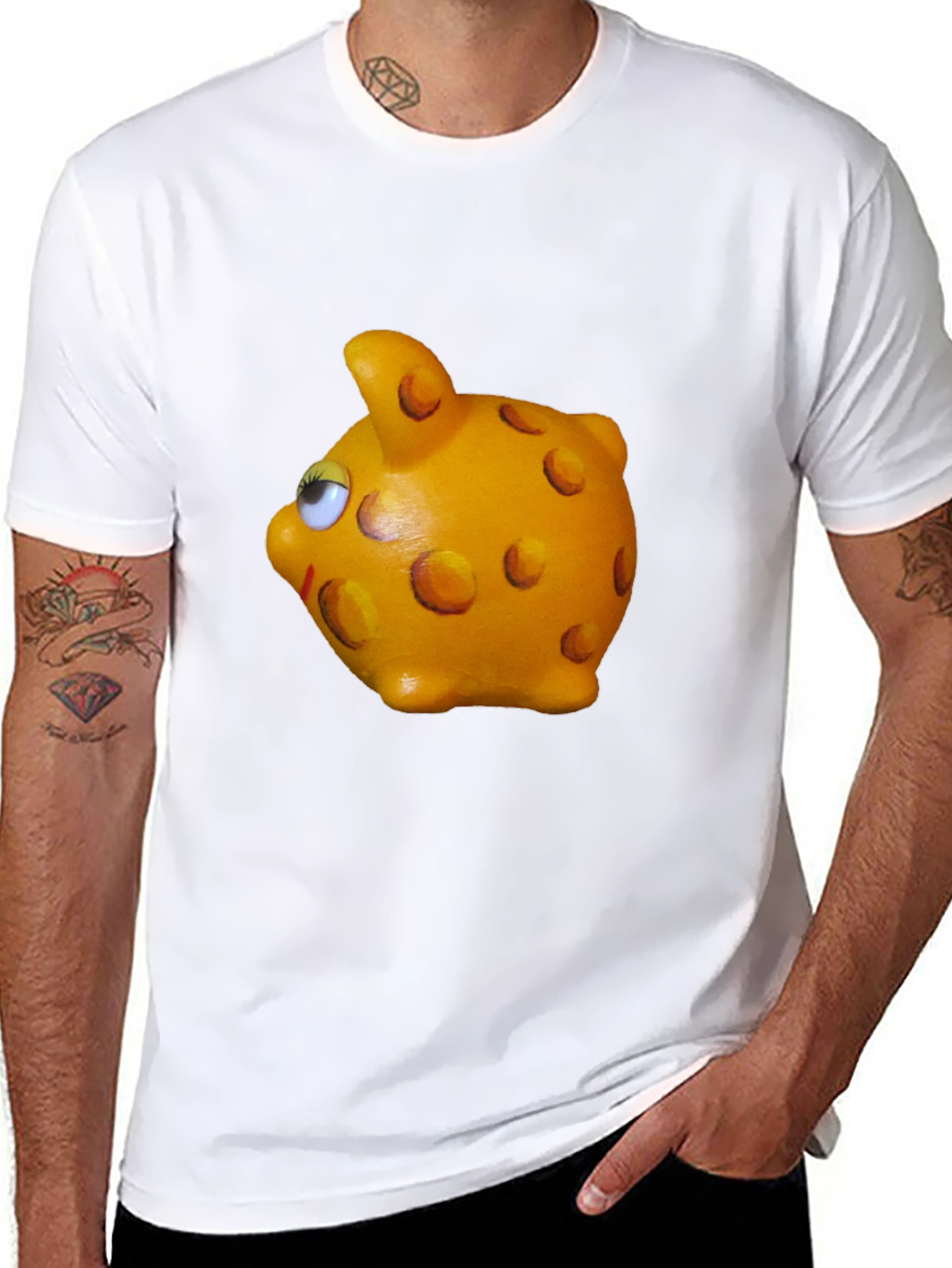 Funny Piggy Bank Graphic Tee - Unisex