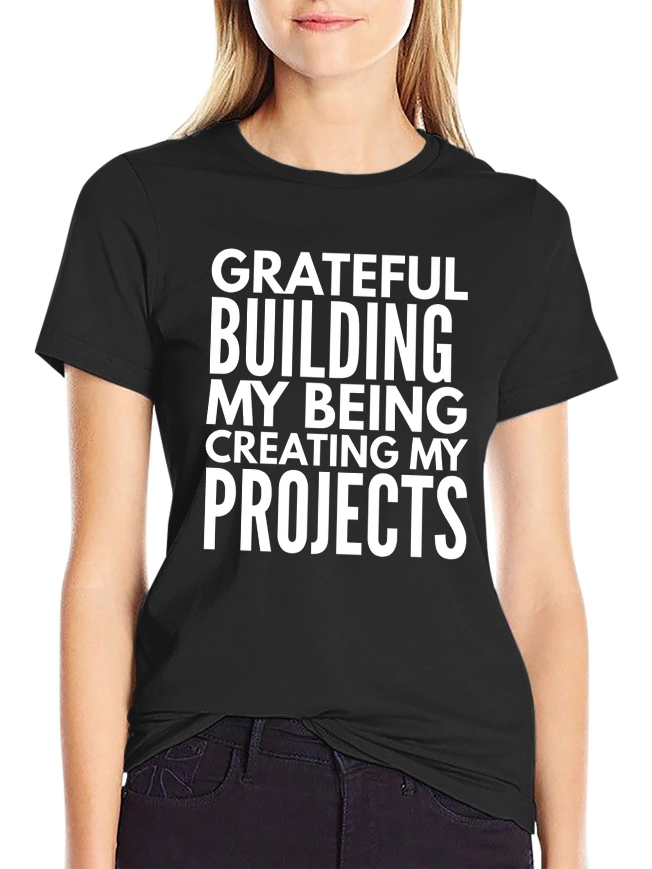 Grateful Building My Being Graphic T-Shirt