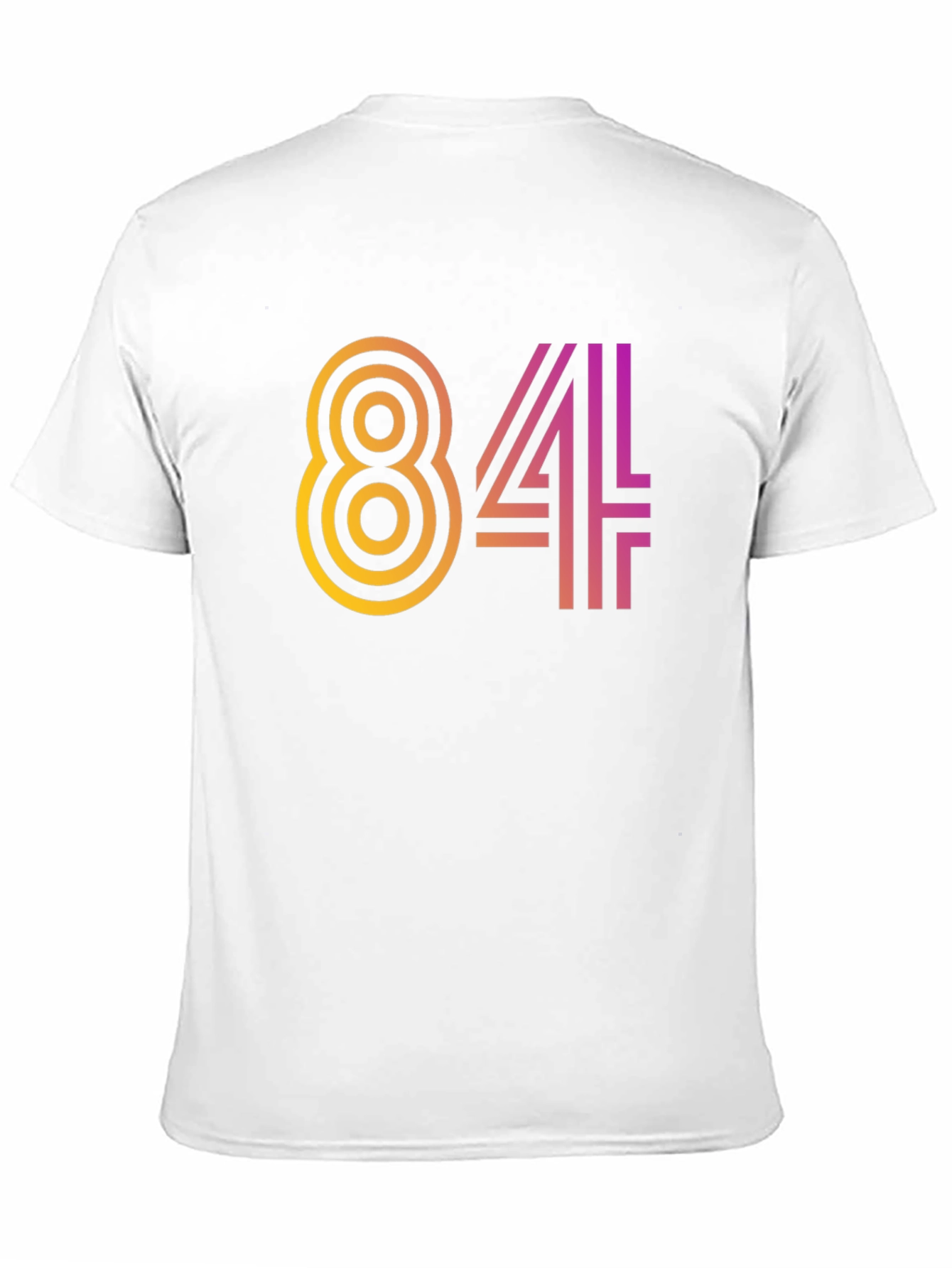 Retro 84 Graphic Tee - Black Cotton Blend