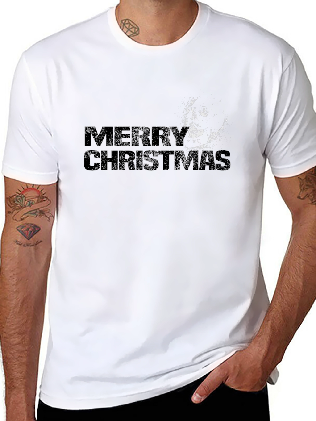 Merry Christmas Horror Graphic T-Shirt