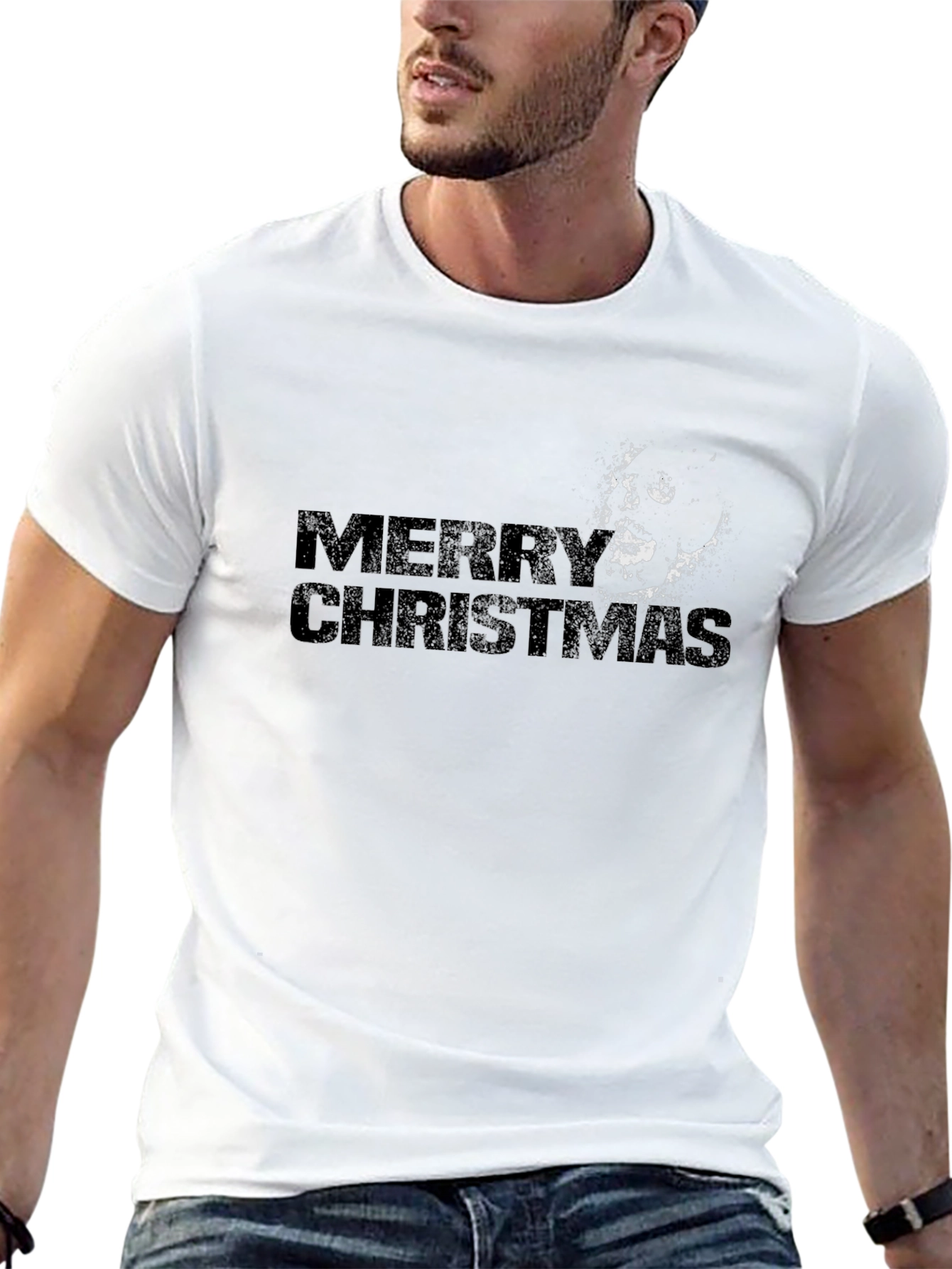 Merry Christmas Horror Graphic T-Shirt