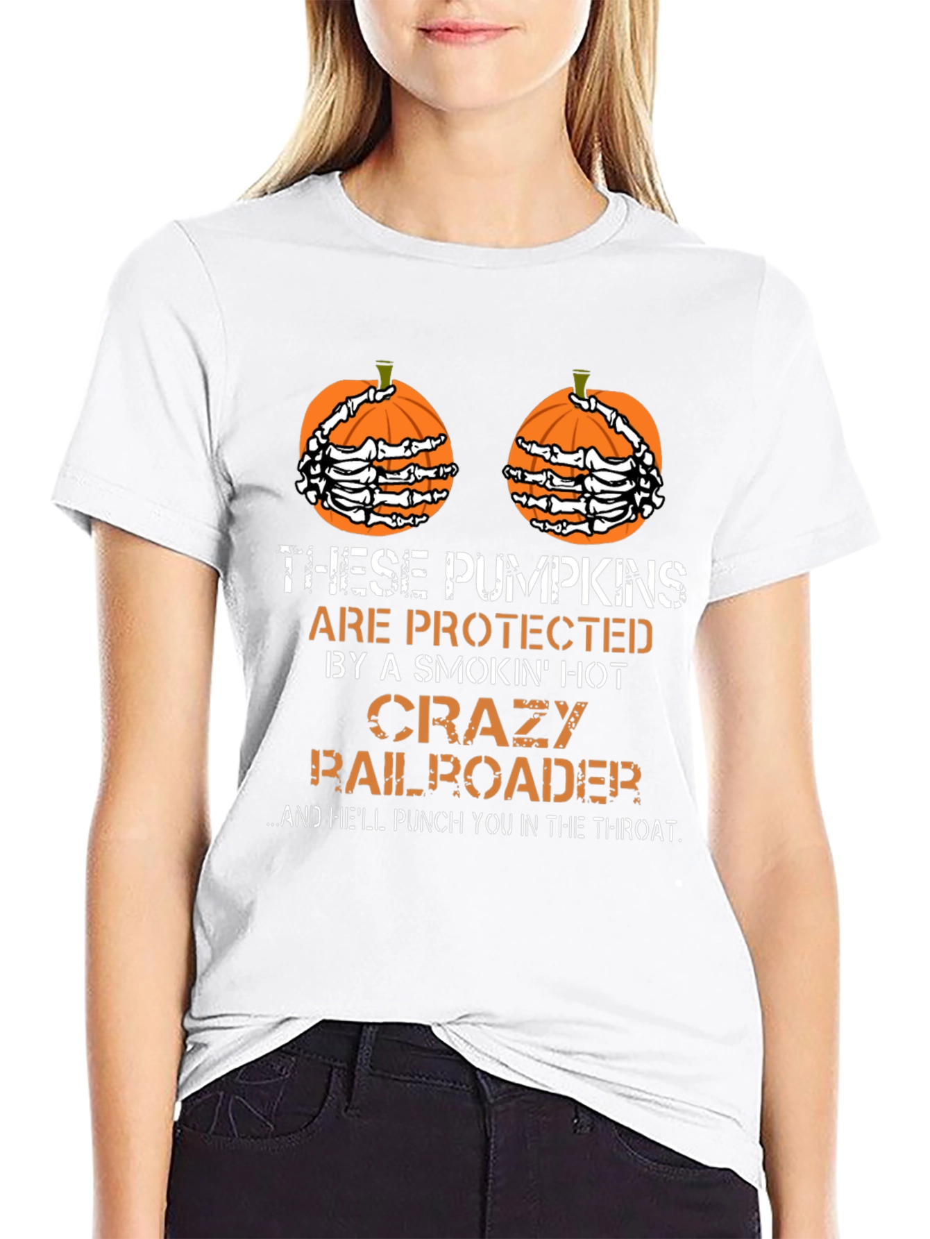 Funny Halloween Pumpkin T-Shirt