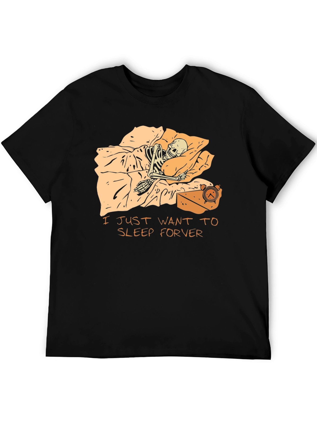 Sleep Forever T-Shirt - Skeleton Graphic Tee