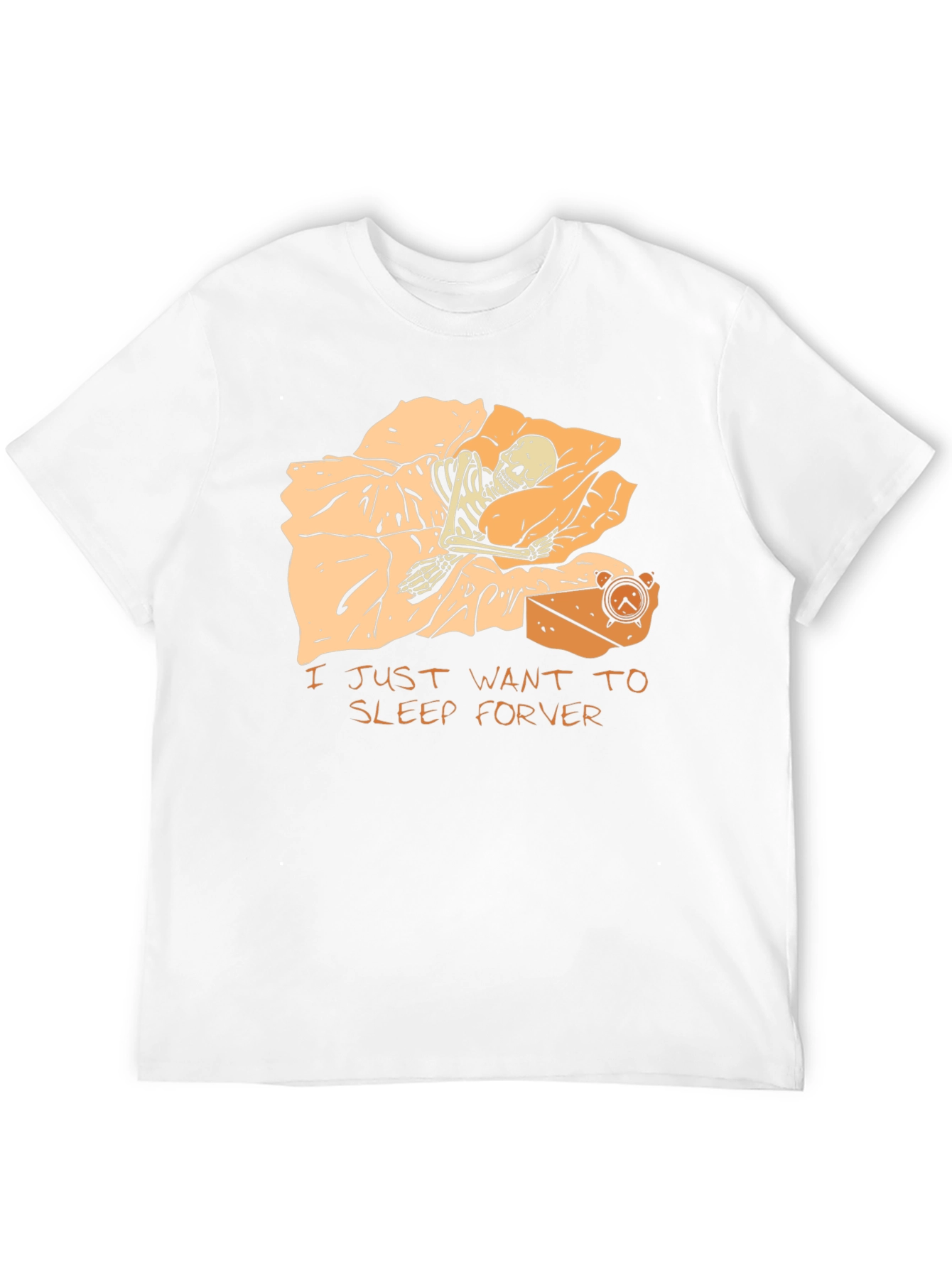 Sleep Forever T-Shirt - Skeleton Graphic Tee