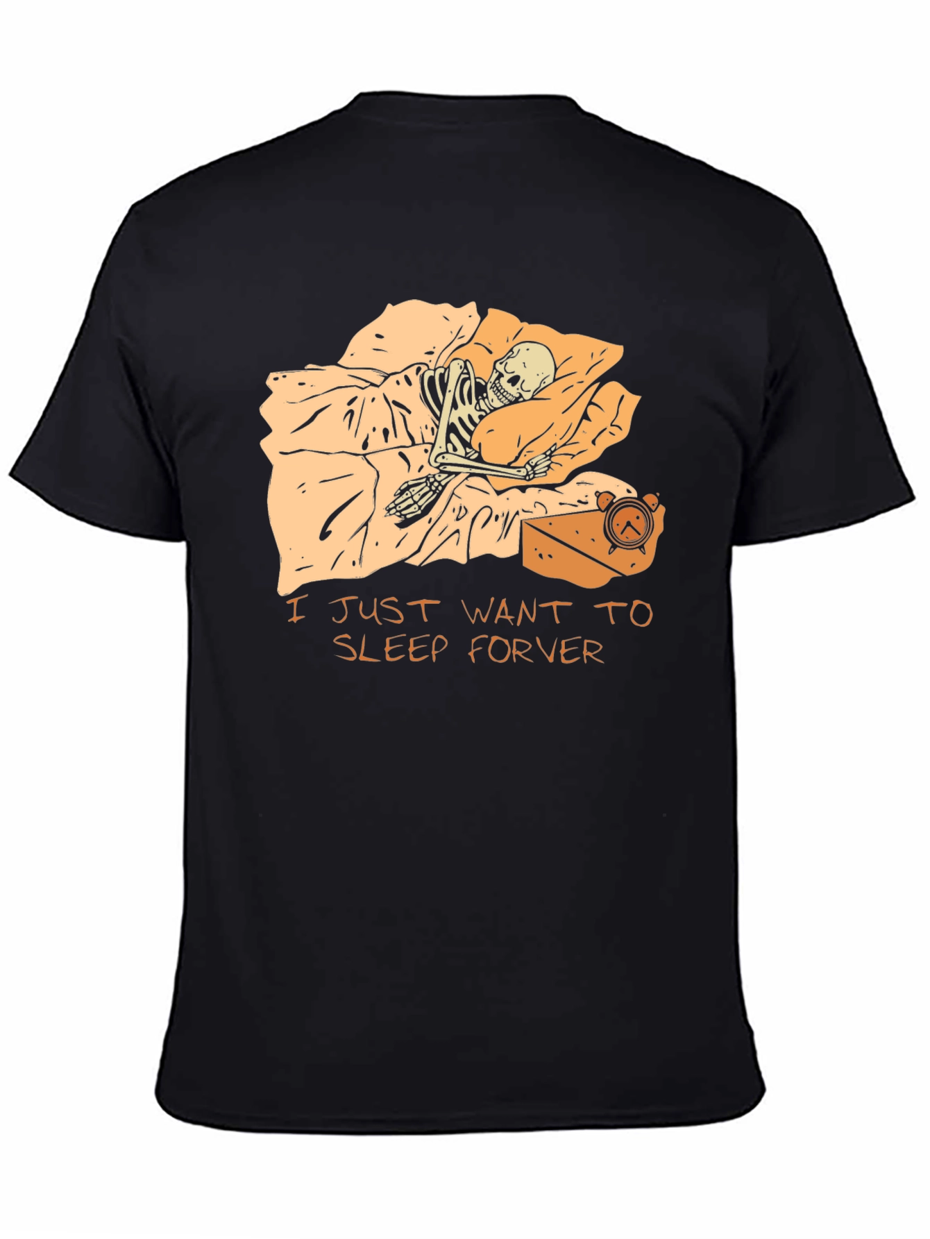 Sleep Forever T-Shirt - Skeleton Graphic Tee
