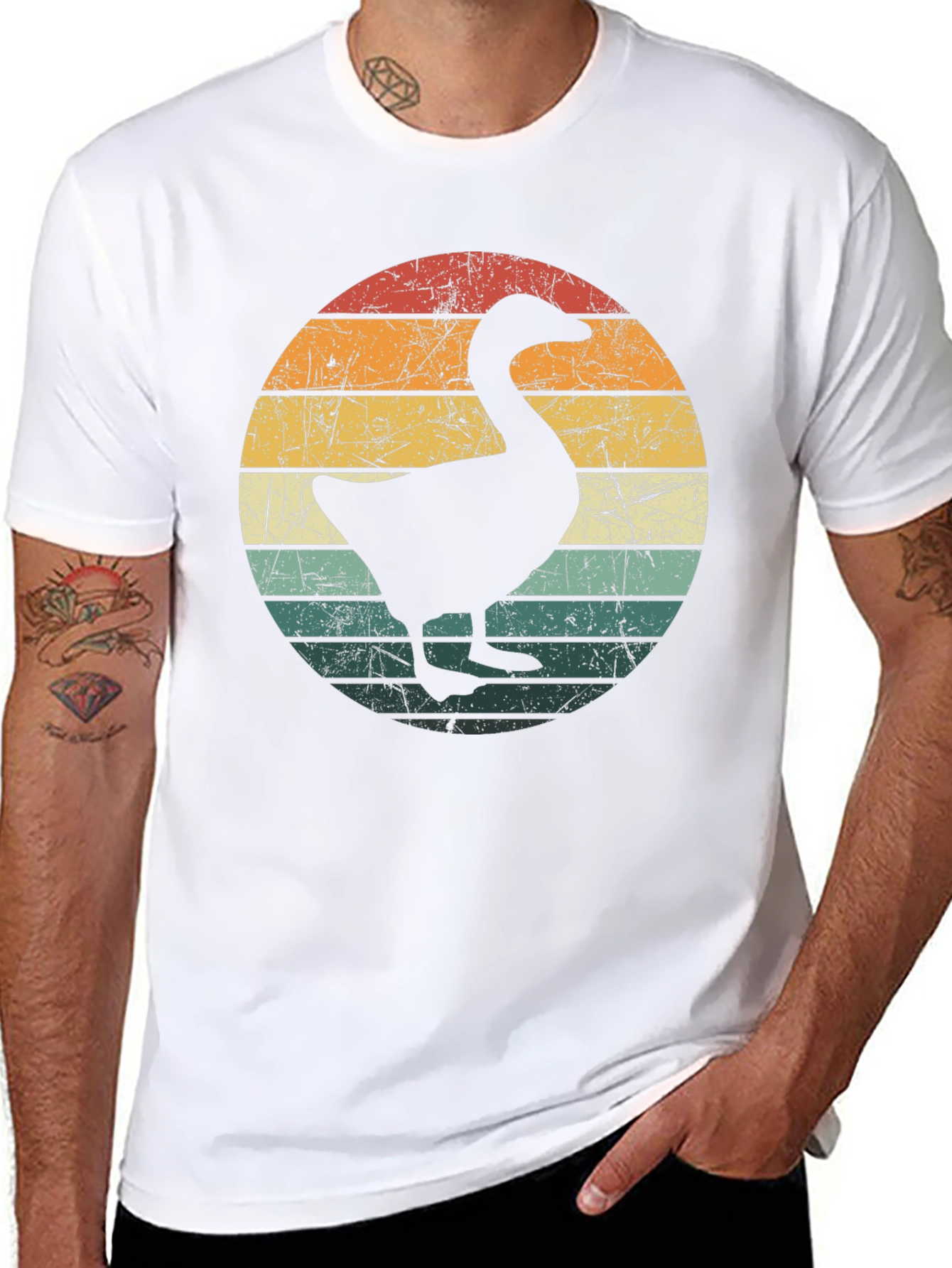 Retro Goose Silhouette T-Shirt