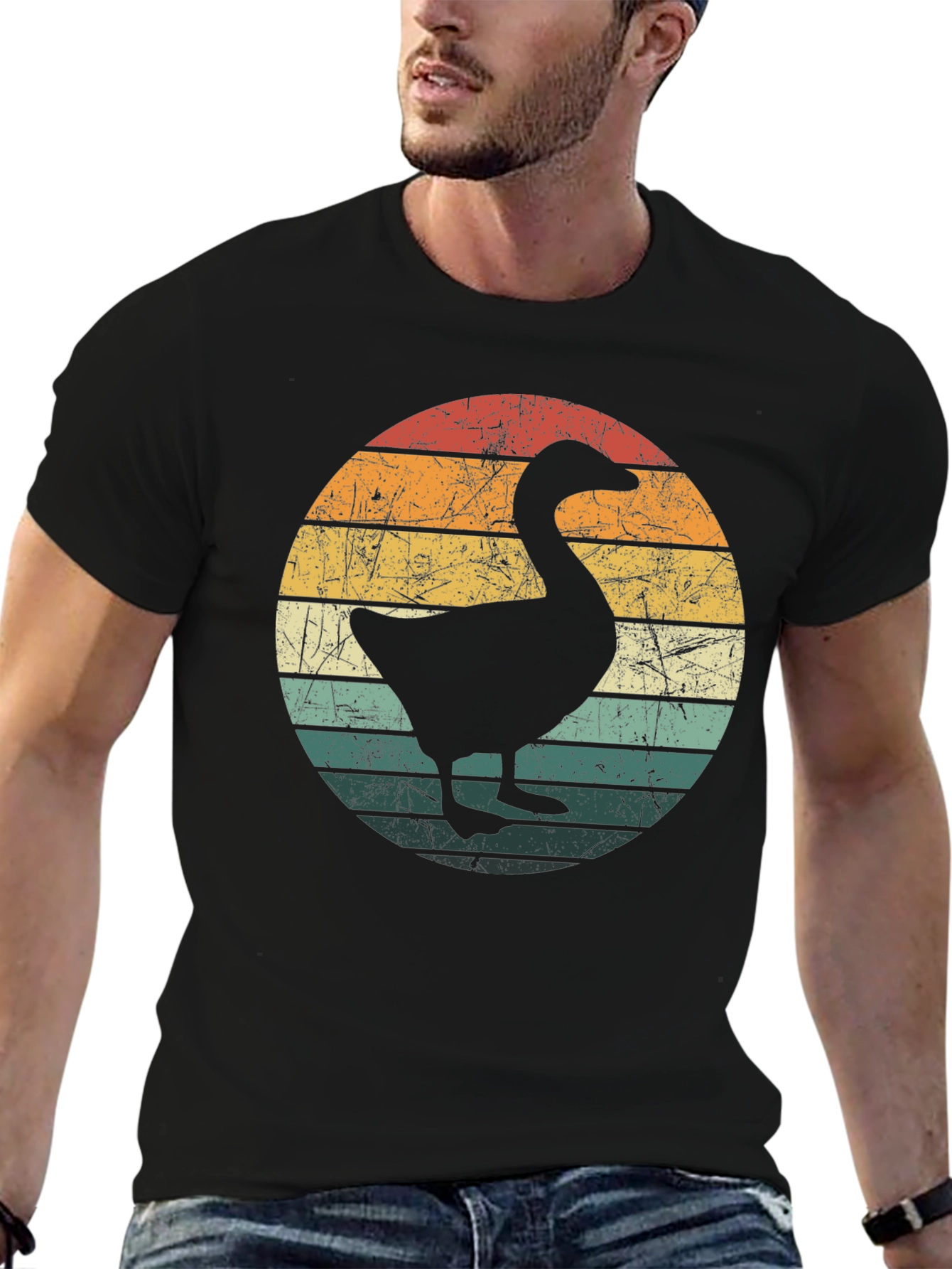 Retro Goose Silhouette T-Shirt