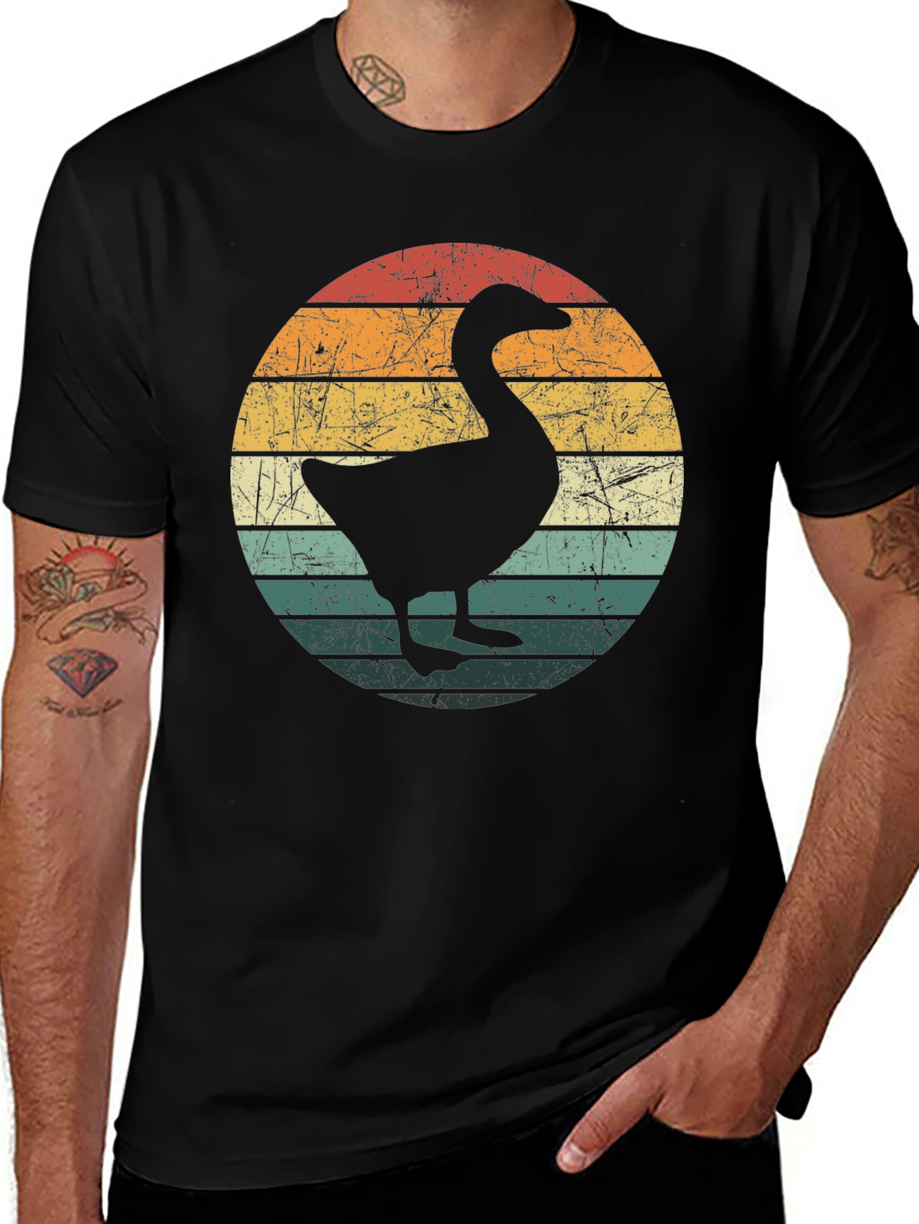 Retro Goose Silhouette T-Shirt