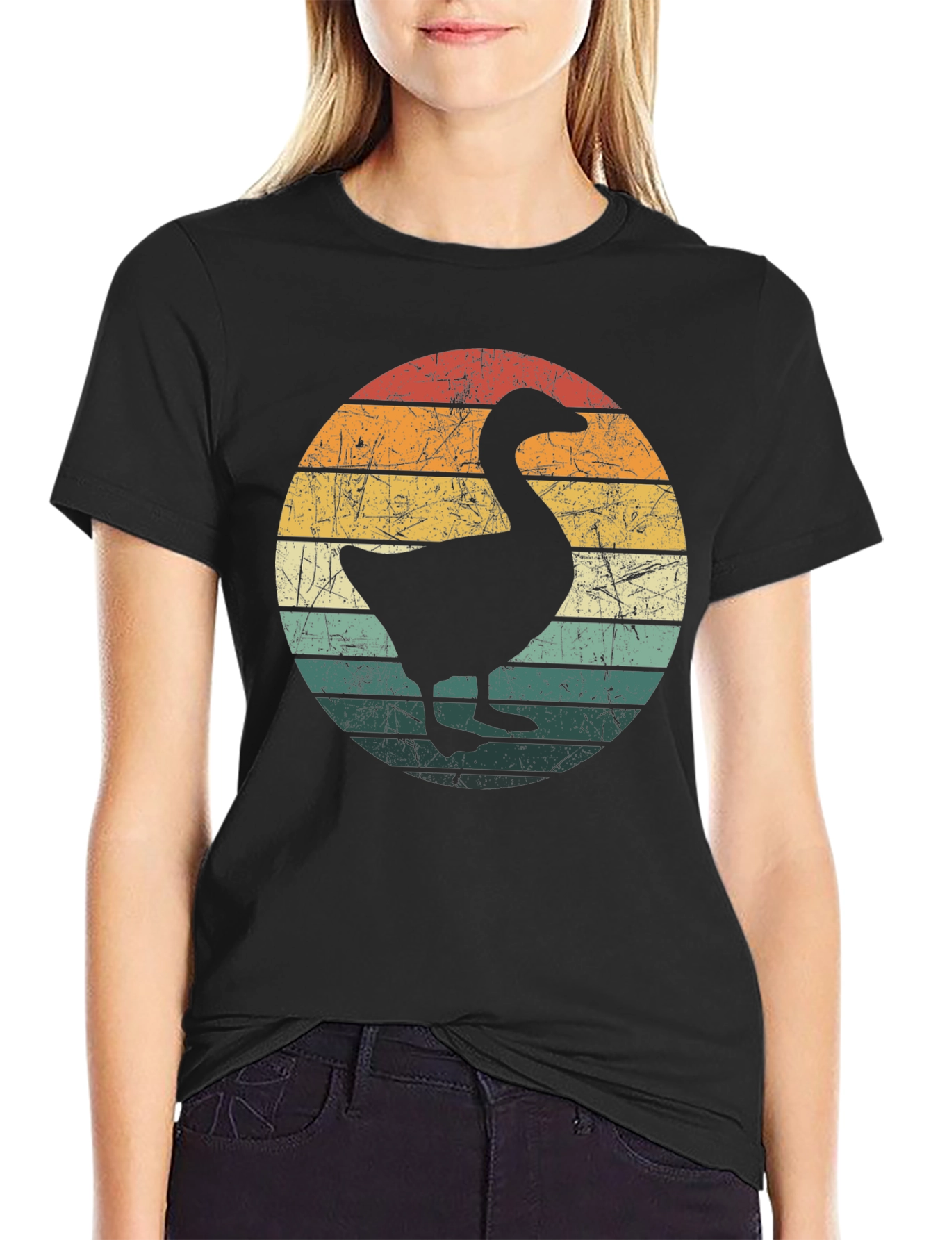 Retro Goose Silhouette T-Shirt