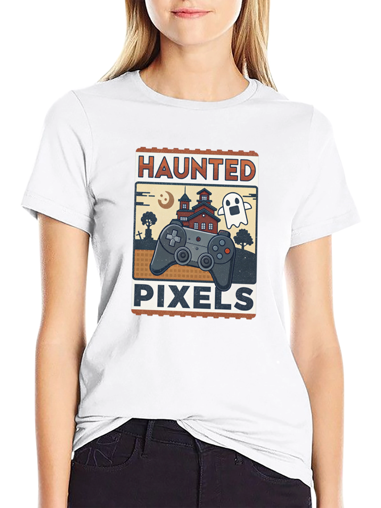 Haunted Pixels Gaming T-Shirt