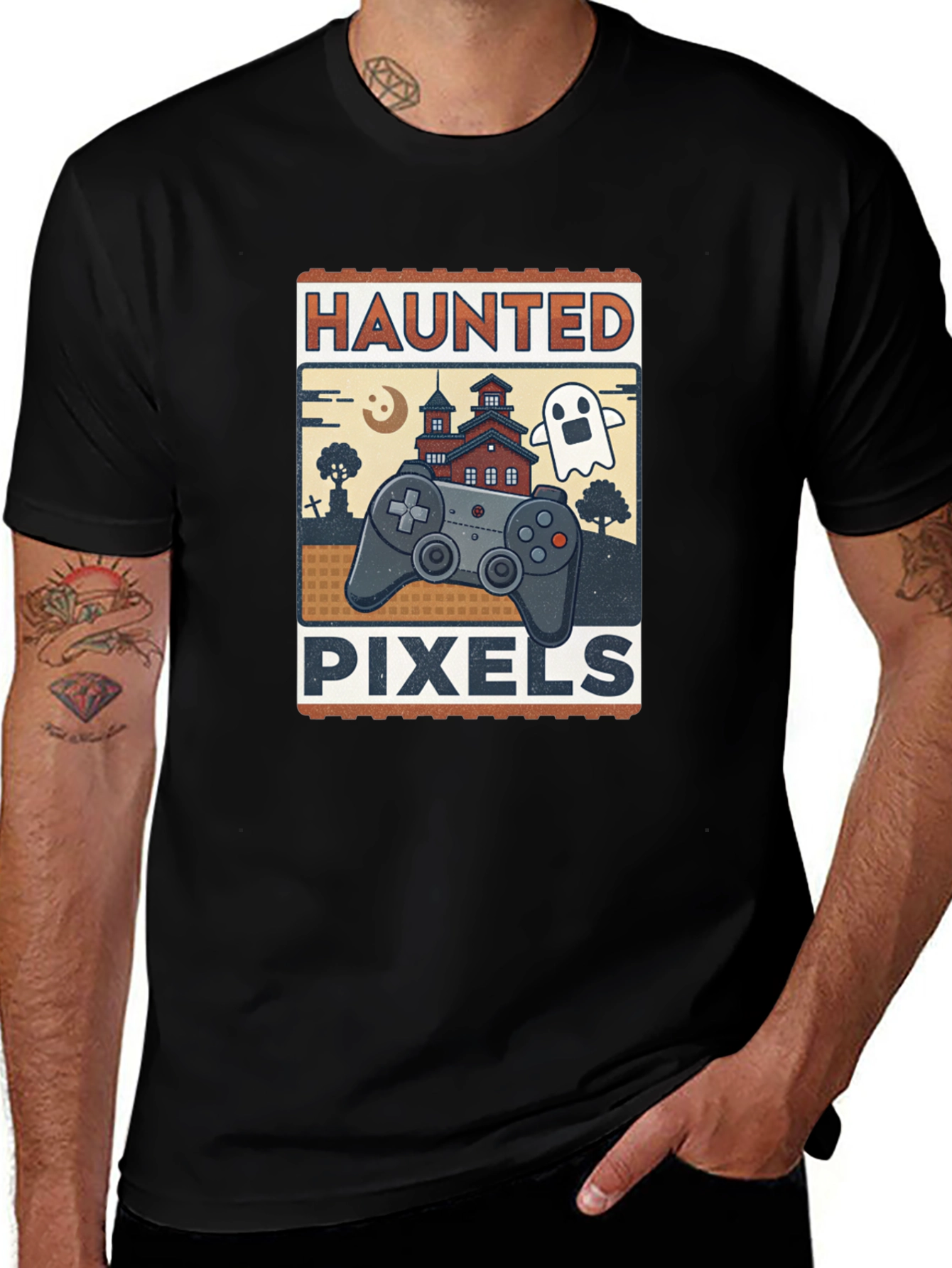 Haunted Pixels Gaming T-Shirt