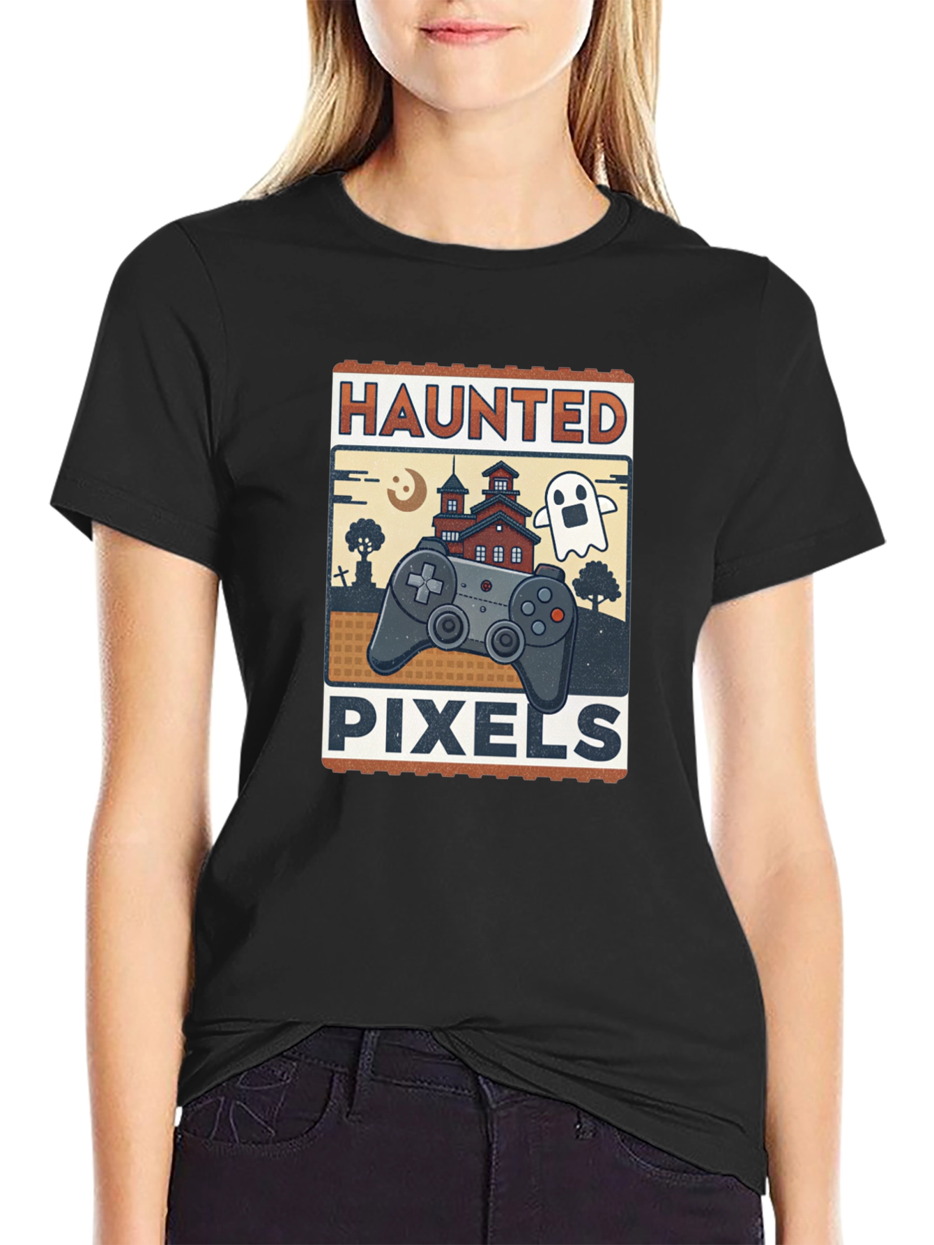 Haunted Pixels Gaming T-Shirt