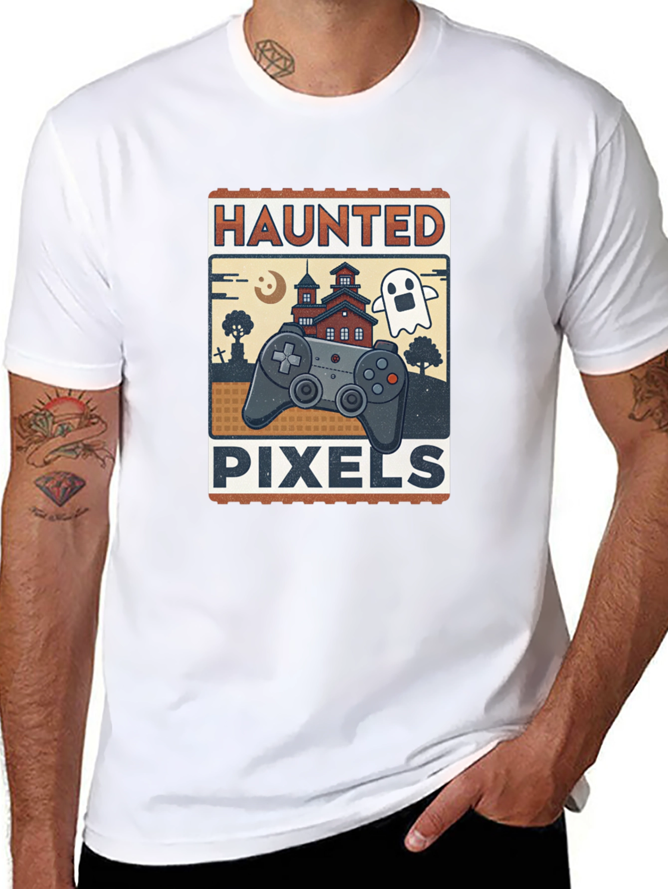Haunted Pixels Gaming T-Shirt