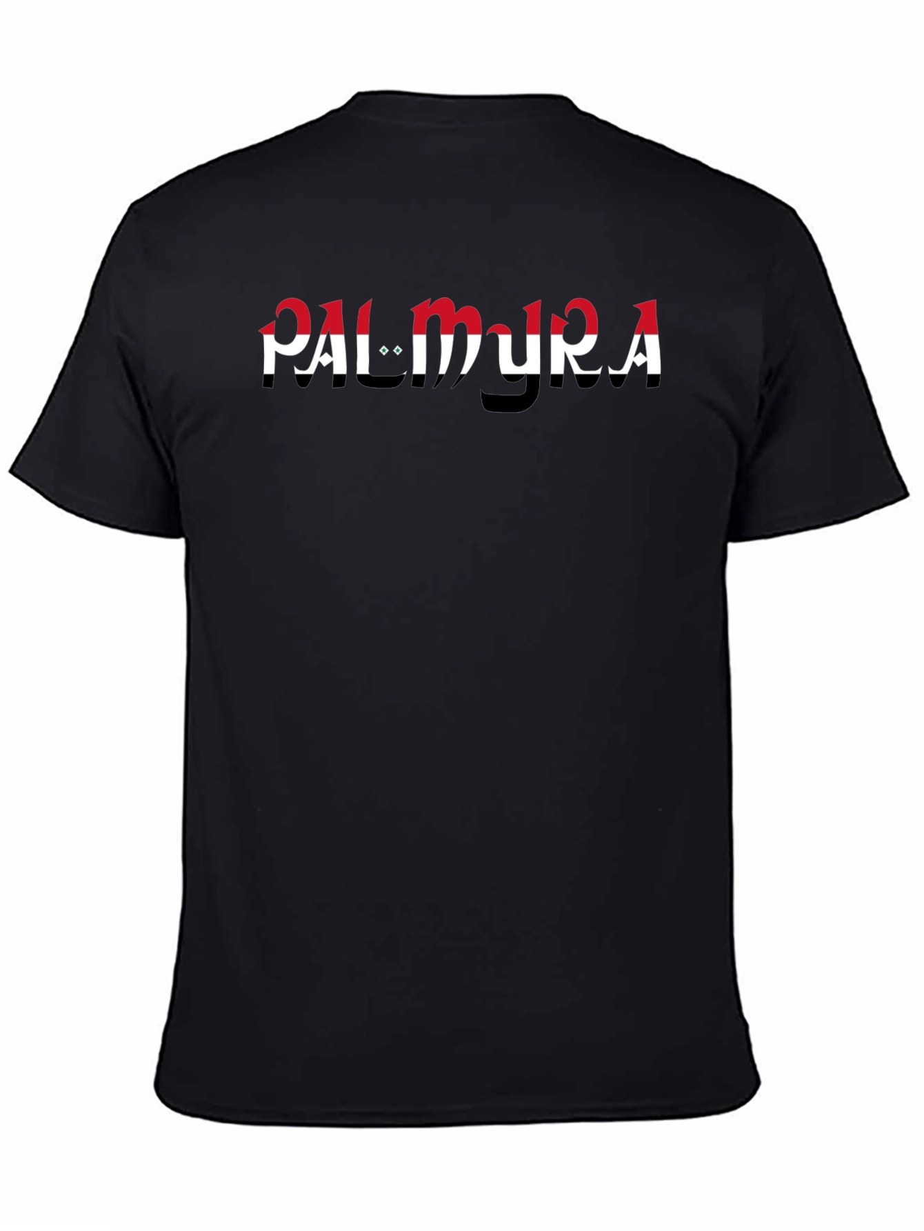 Palmyra Graphic Tee - Stylish Black T-Shirt