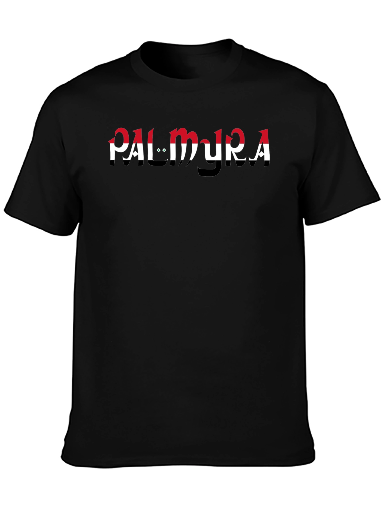 Palmyra Graphic Tee - Stylish Black T-Shirt
