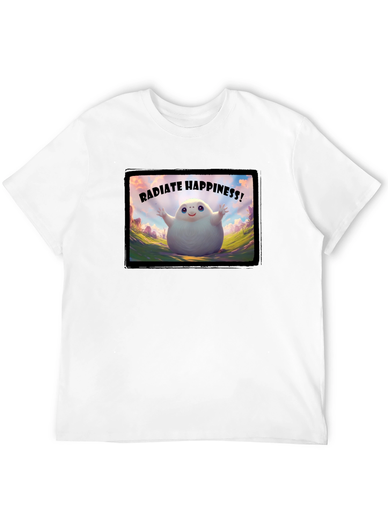 Radiate Happiness T-Shirt - Positive Vibes Only!