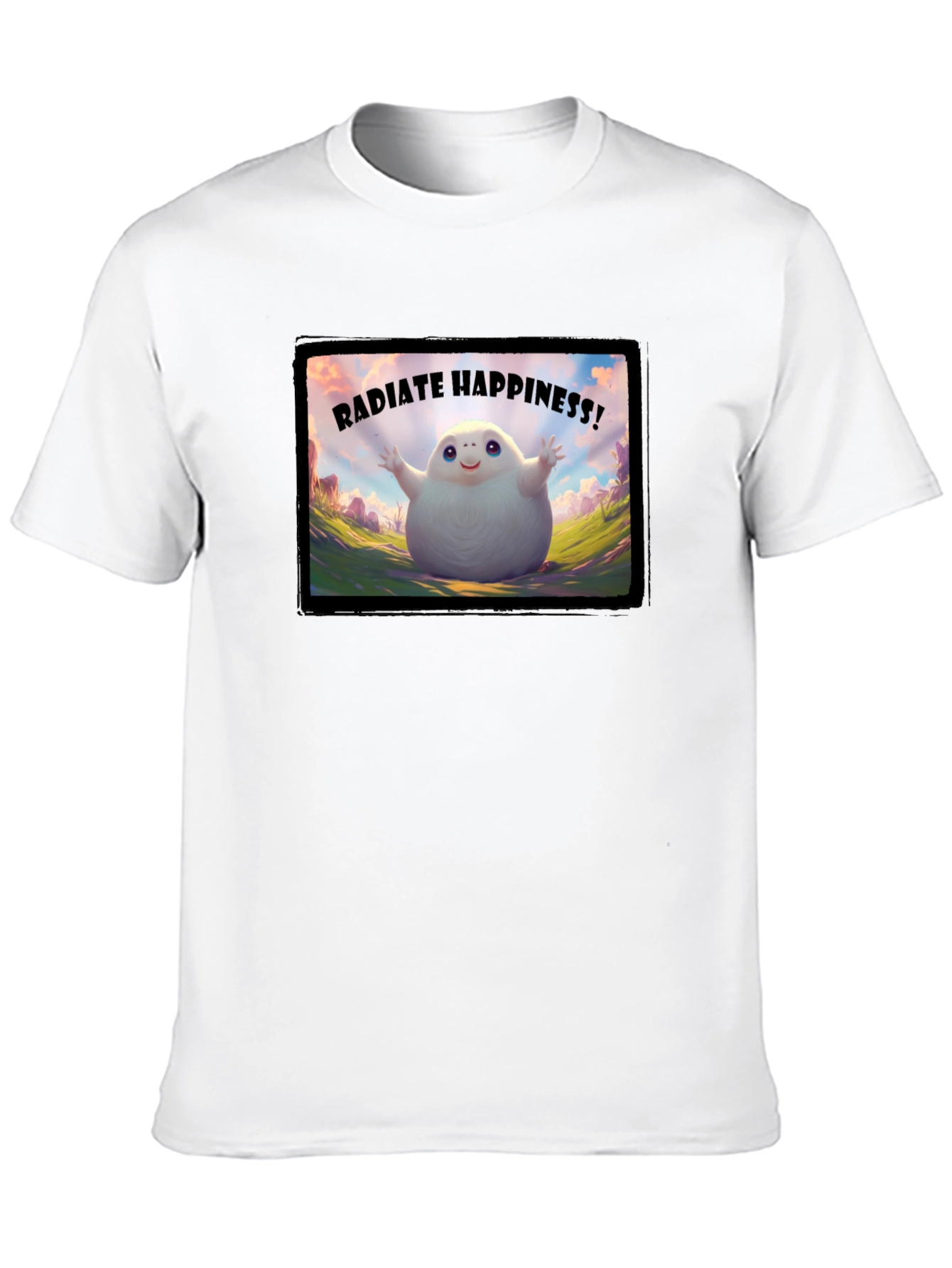 Radiate Happiness T-Shirt - Positive Vibes Only!