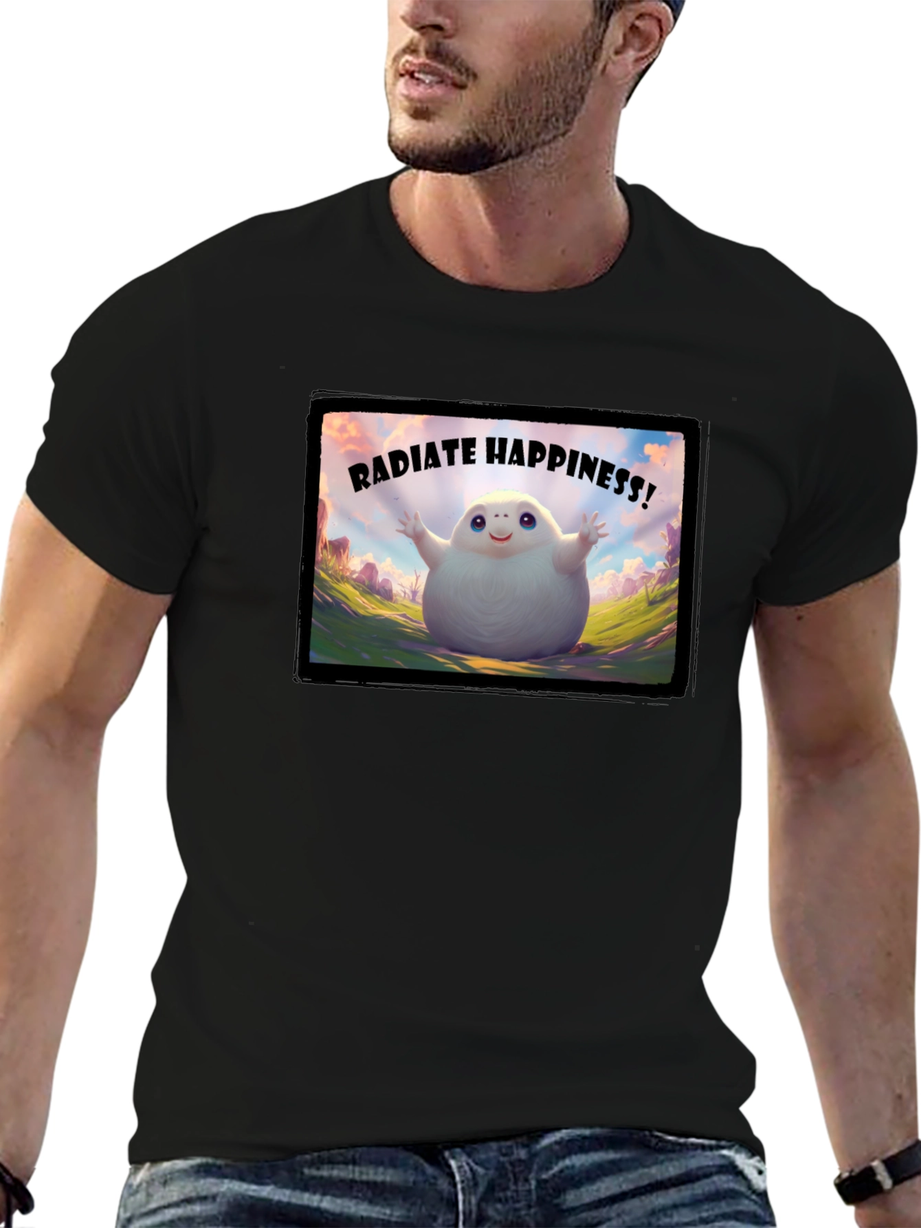 Radiate Happiness T-Shirt - Positive Vibes Only!