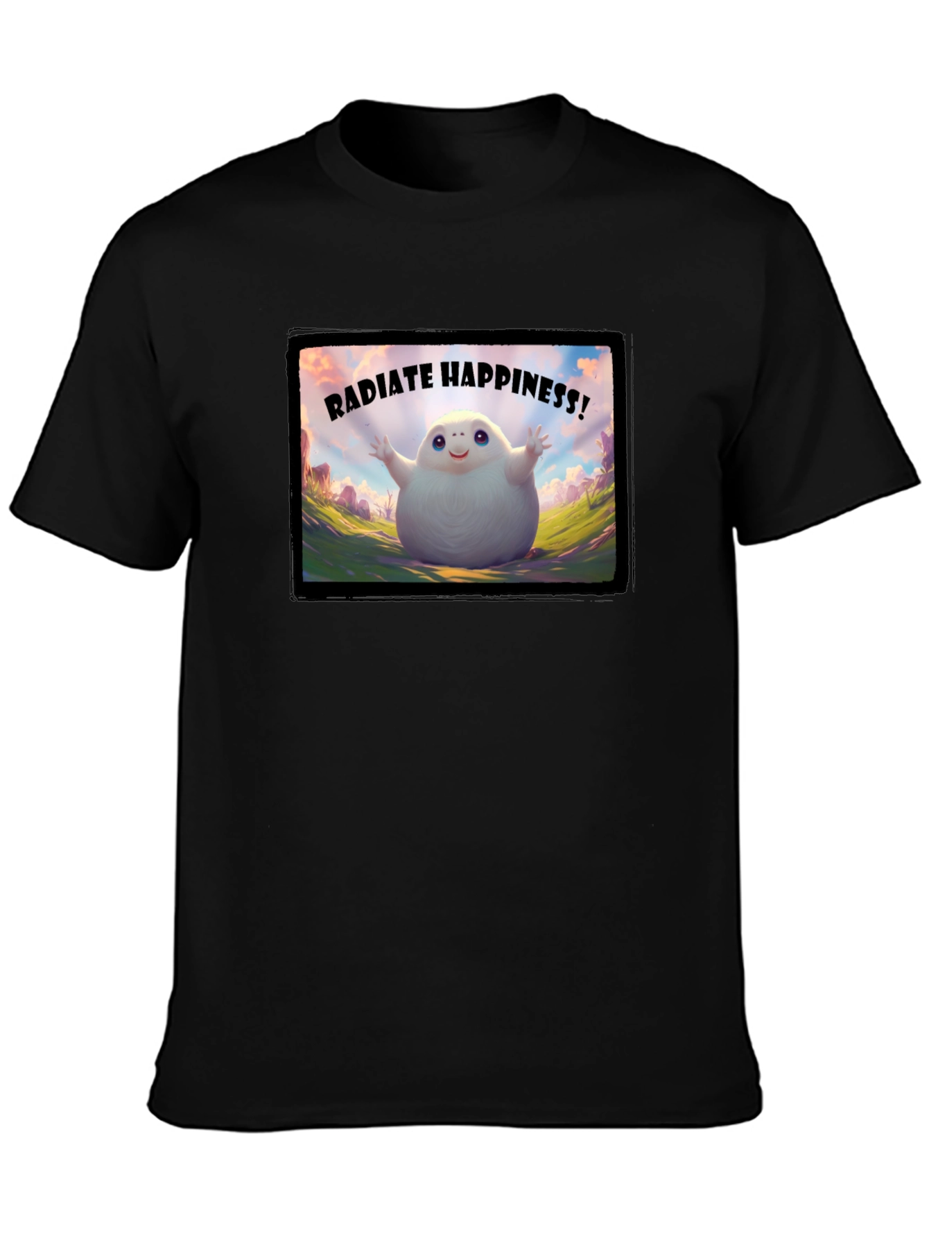Radiate Happiness T-Shirt - Positive Vibes Only!