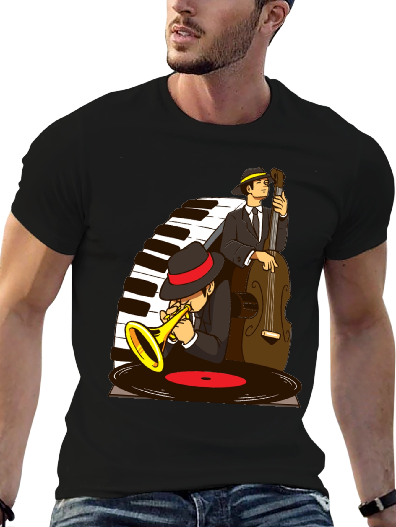 Jazz Musicians Graphic T-Shirt