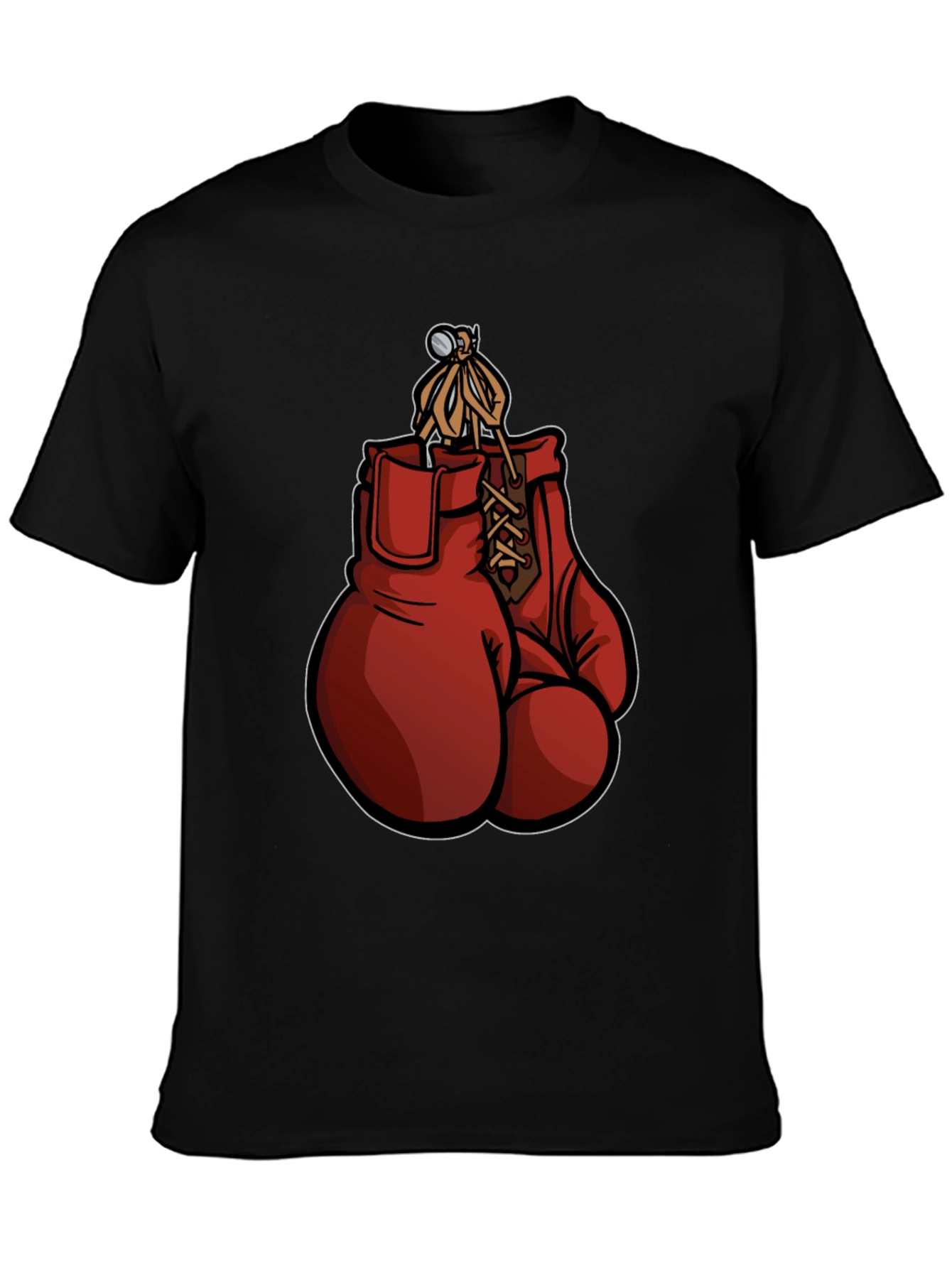 Boxing Gloves Graphic Tee - Retro Style