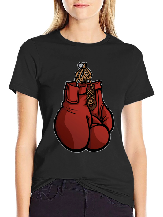 Boxing Gloves Graphic Tee - Retro Style