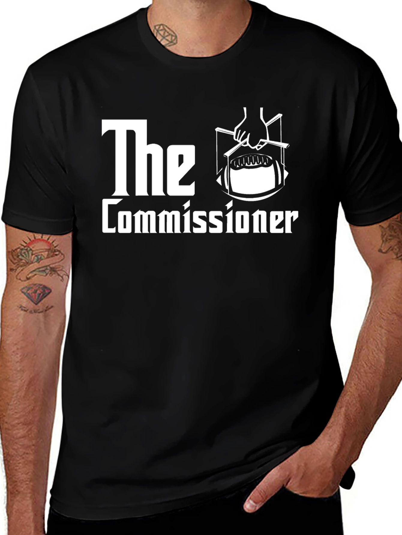The Commissioner T-Shirt - Fantasy Football Puppet Master