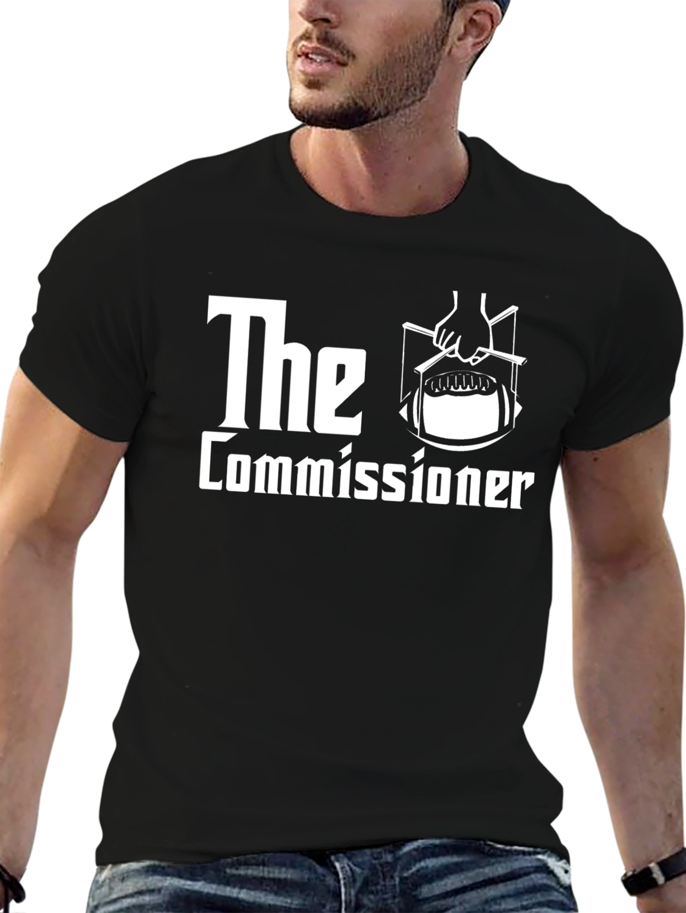 The Commissioner T-Shirt - Fantasy Football Puppet Master