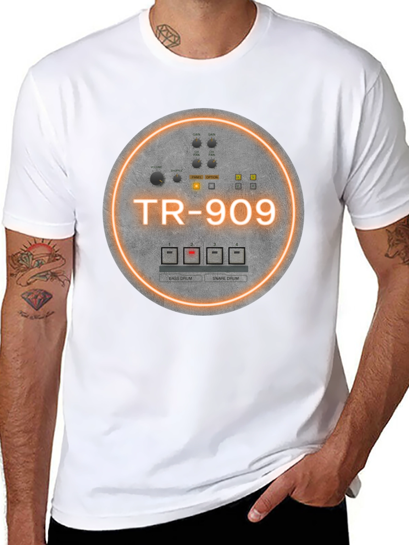 TR-909 Graphic T-Shirt - Music Producer Tee