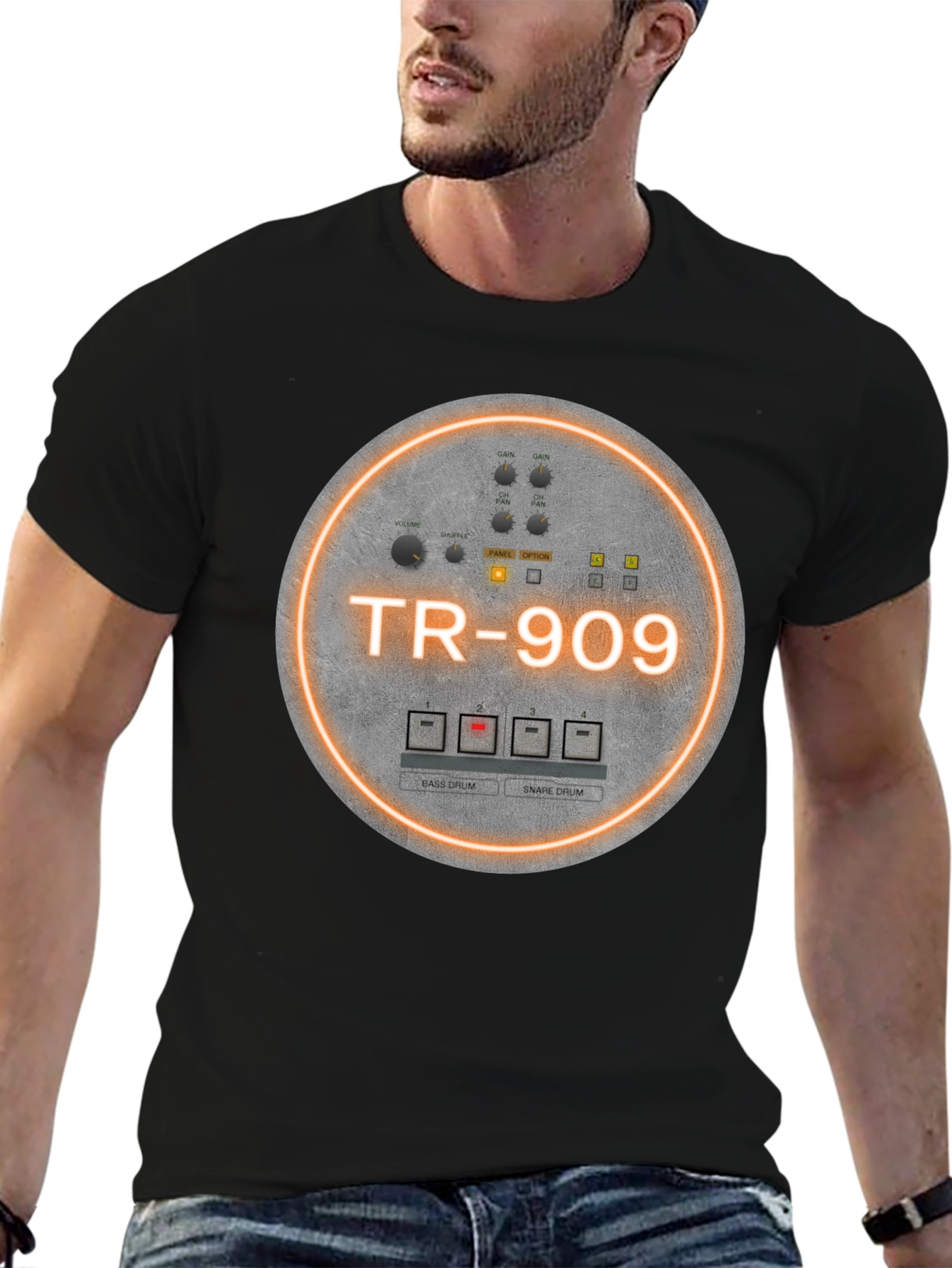 TR-909 Graphic T-Shirt - Music Producer Tee